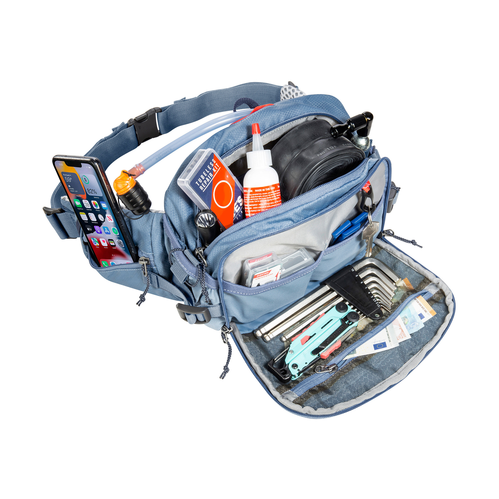 Tasche, Erste Hilfe, Zubehör, Handtasche, Tatonka Bike Hip Bag MTB 5 elemental blue blau Bauchtaschen 4013236391992