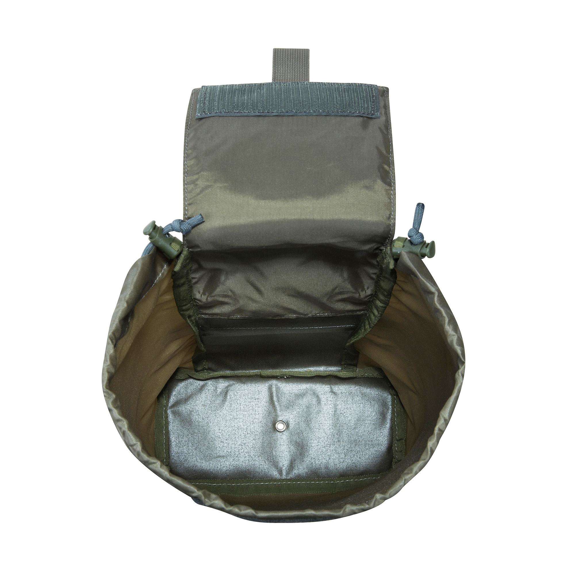 Tasche, Mobiliar, Tatonka Dump Pouch BC stone grey olive grau - Detailansicht