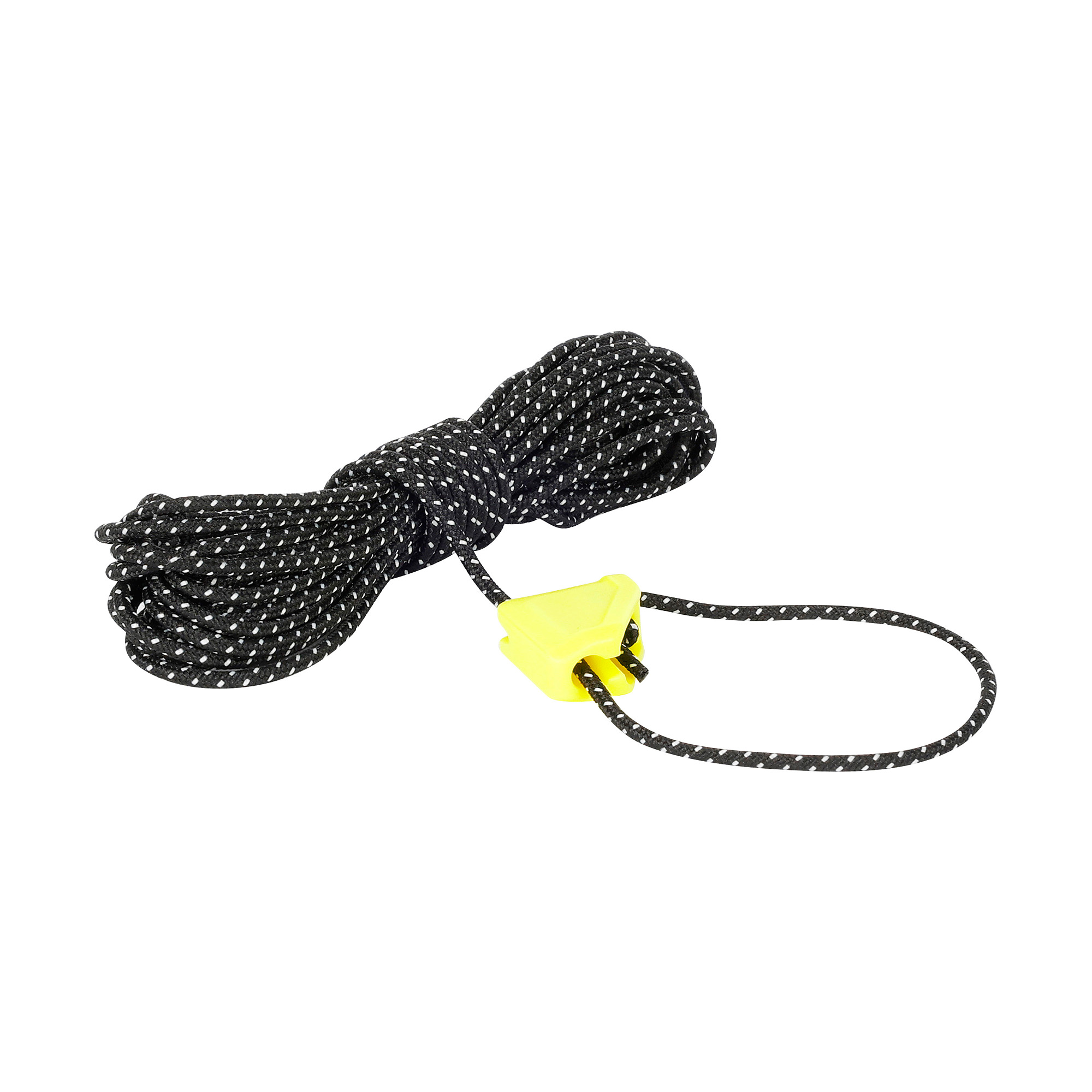 Tatonka Storm Line 2mm 4 x 4m black schwarz Zelt- & Tarpzubehör - Ansicht seitlich-vorne Seil, Tatonka Storm Line 2mm 4 x 4m black schwarz Zelt- & Tarpzubehör - Ansicht seitlich-vorne
