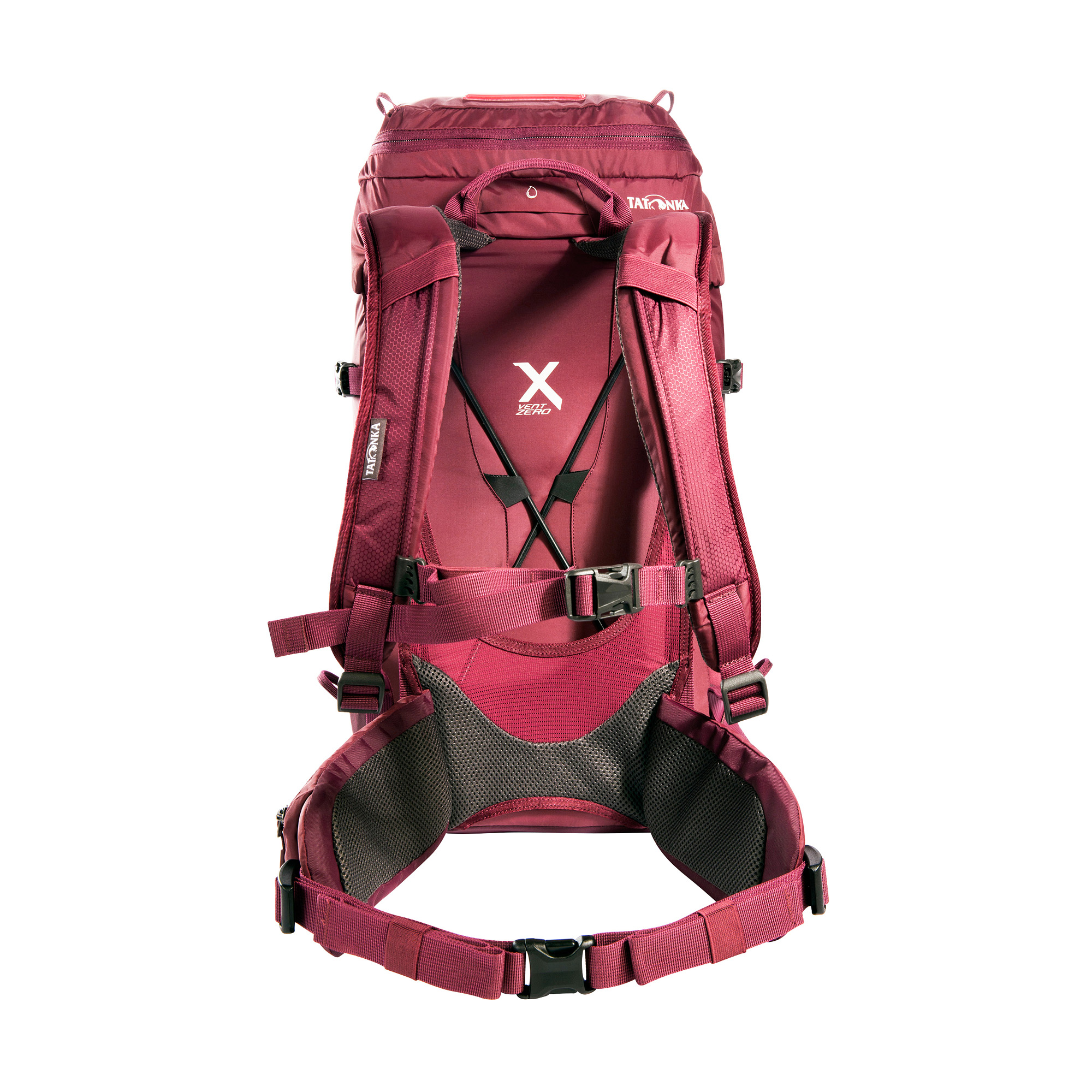 Tatonka Storm 23 Women RECCO bordeaux red rot Wanderrucksäcke - Ansicht frontal-hinten Tasche, Rucksack, Tatonka Storm 23 Women RECCO bordeaux red rot Wanderrucksäcke - Ansicht frontal-hinten