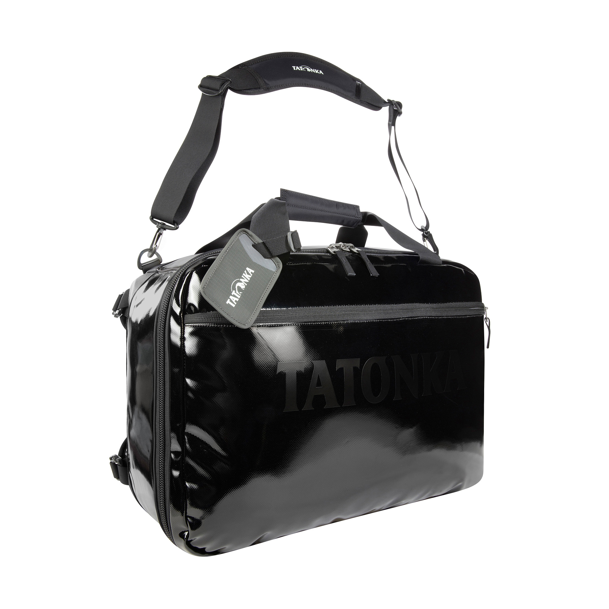 Tatonka Flight Barrel black schwarz Reisetaschen - Ansicht seitlich-vorne Tasche, Zubehör, Handtasche, Geldbörse, Tatonka Flight Barrel black schwarz Reisetaschen - Ansicht seitlich-vorne