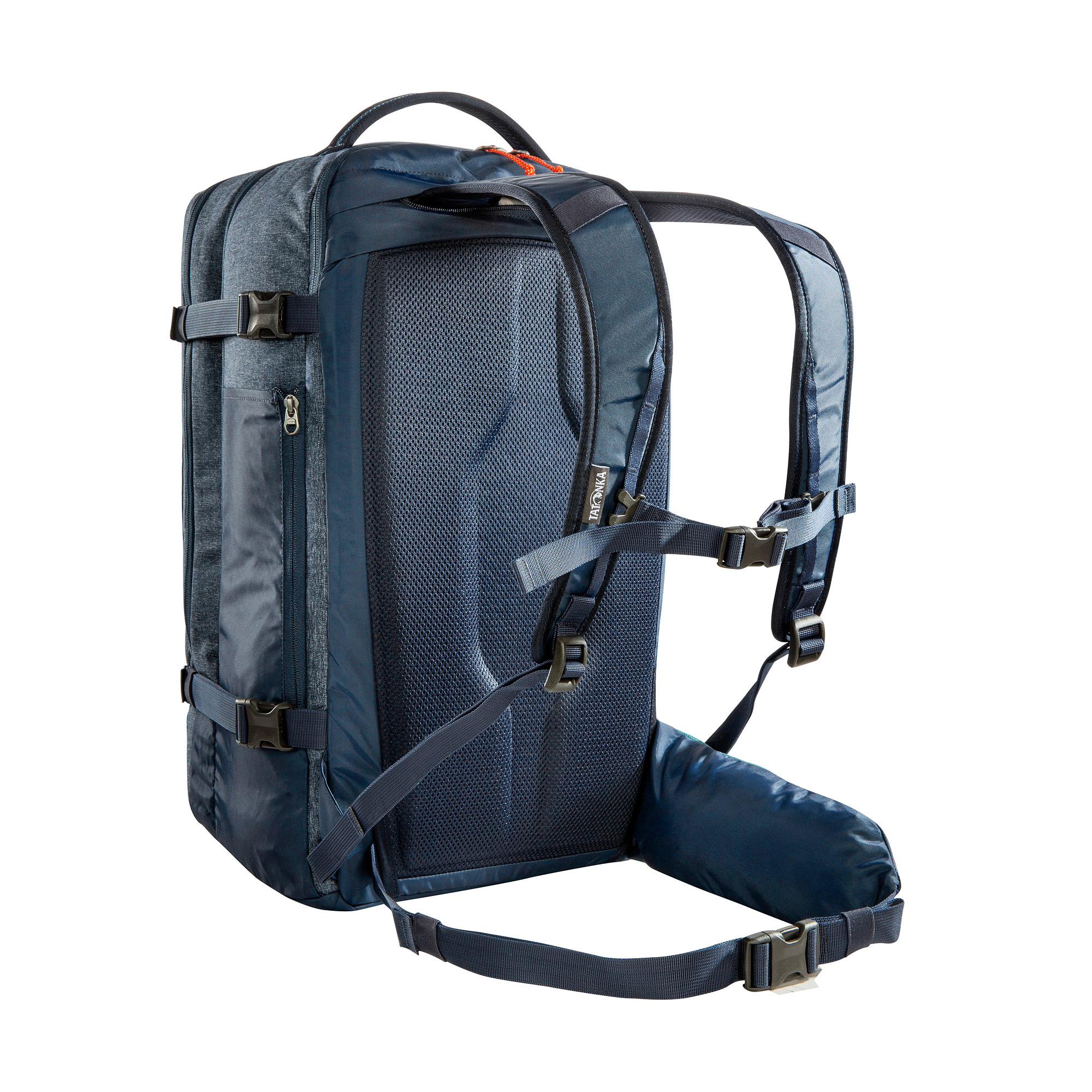 Tatonka Traveller Pack 35 navy blau Reiserucksäcke - Ansicht seitlich-hinten Tasche, Rucksack, Tatonka Traveller Pack 35 navy blau Reiserucksäcke - Ansicht seitlich-hinten