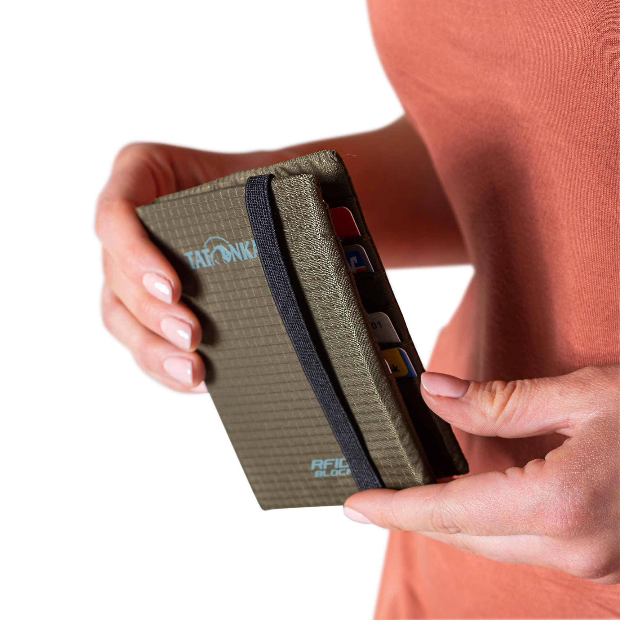 Tatonka Card Holder 12 RFID B olive grün Reisesicherheit - Detailansicht Zubehor, Geldbörse, Tatonka Card Holder 12 RFID B olive grün Reisesicherheit - Detailansicht