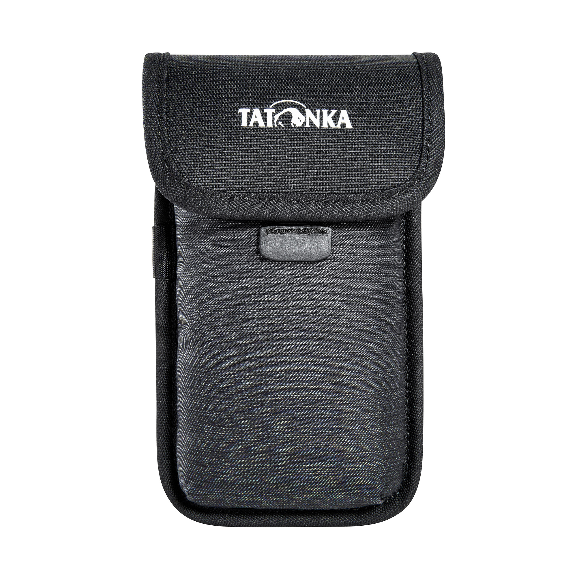 Zubehor, Riemen, Handy, Telefon, Handtasche, Tatonka Smartphone Case XL+ off black schwarz Handyhüllen - Ansicht frontal-vorne