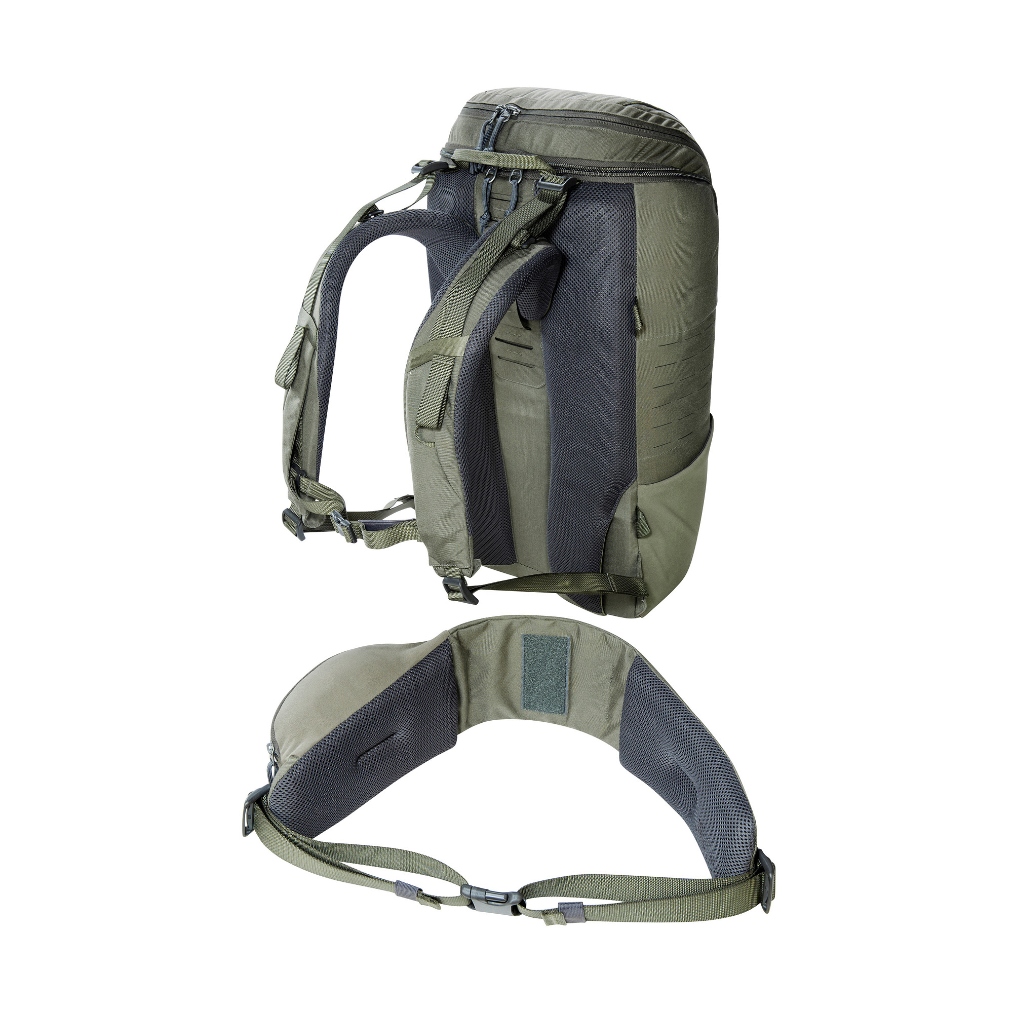 Tatonka EDC Pack 30 BC stone grey olive grau Wanderrucksäcke - Detailansicht Tasche, Rucksack, Tatonka EDC Pack 30 BC stone grey olive grau Wanderrucksäcke - Detailansicht