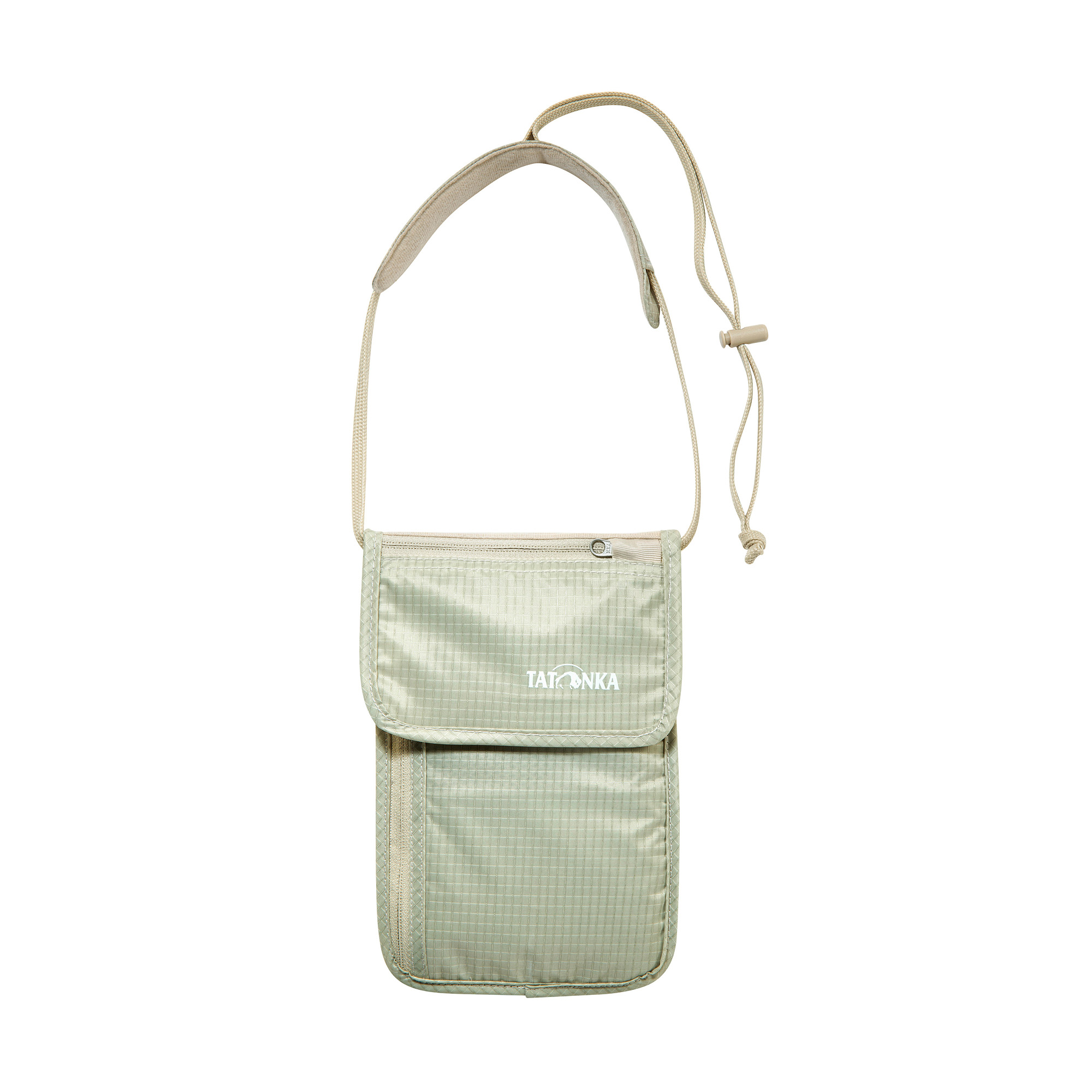 Tatonka Skin Neck Pouch natural silber Brustbeutel - Ansicht seitlich-vorne Zubehor, Tasche, Handtasche, Geldbörse, Tragetasche, Tatonka Skin Neck Pouch natural silber Brustbeutel - Ansicht seitlich-vorne
