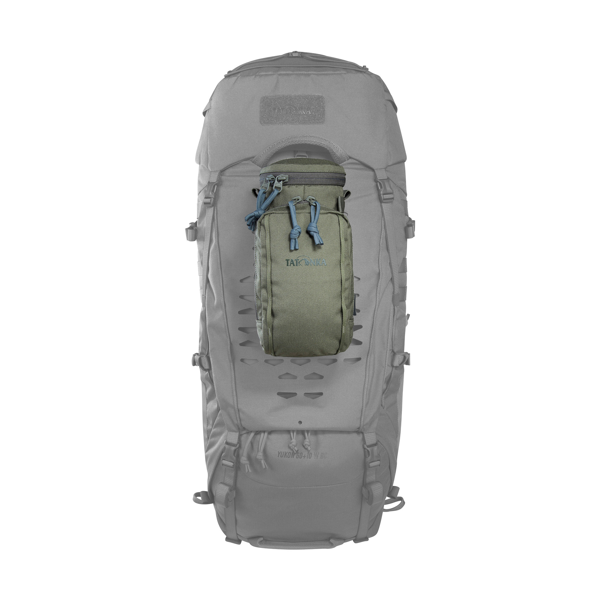 Tasche, Rucksack, Tatonka Bottle Pouch 1l BC stone grey olive grau Kühltaschen - Detailansicht