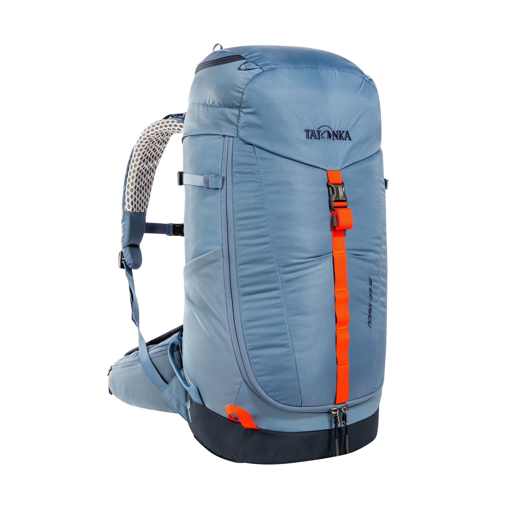 Tatonka Norix 28 Women elemental blue blau Wanderrucksäcke - Ansicht seitlich-vorne Tasche, Rucksack, Tatonka Norix 28 Women elemental blue blau Wanderrucksäcke - Ansicht seitlich-vorne