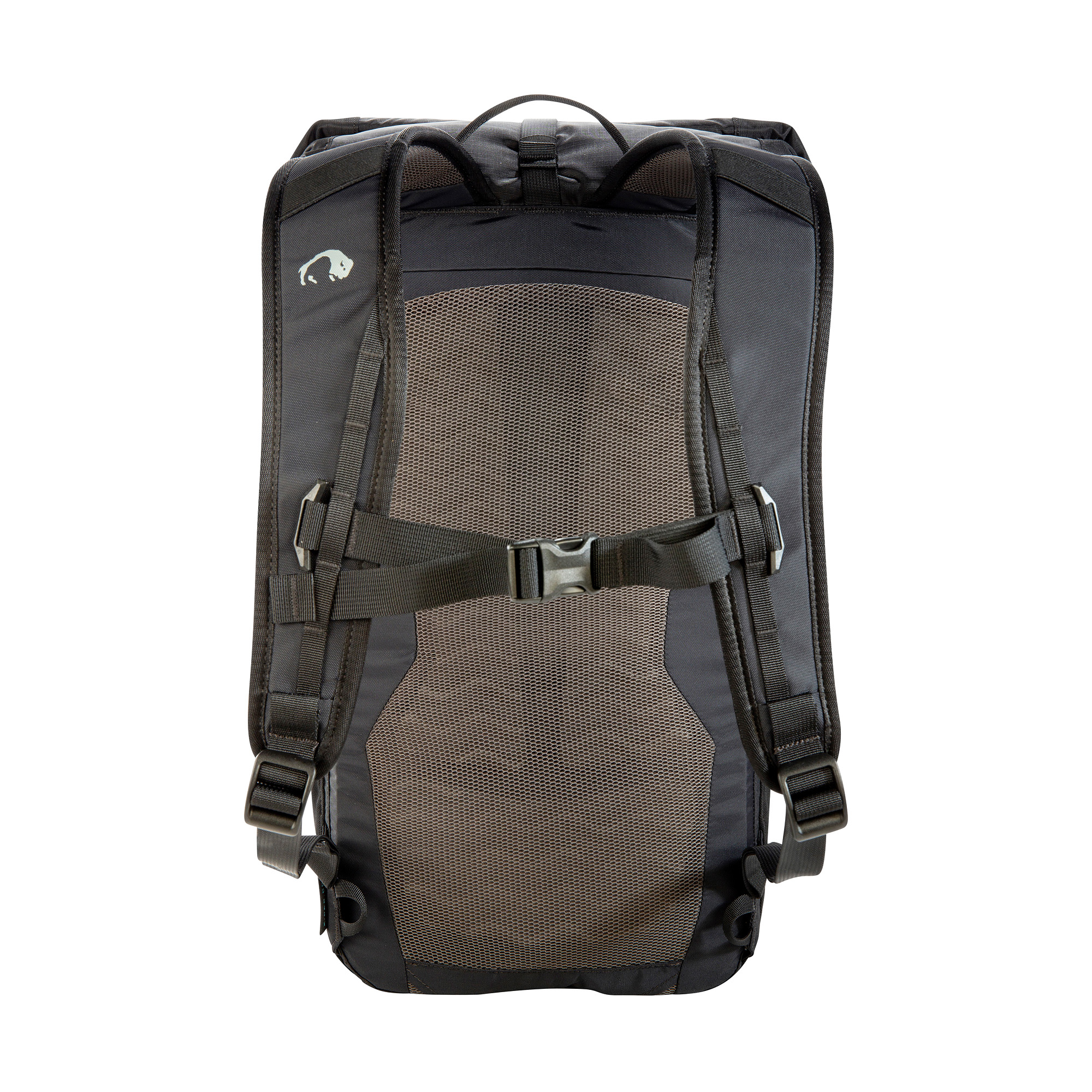 Tasche, Rucksack, Tatonka Rapid Rolltop 25 WP black schwarz Tagesrucksäcke - Ansicht frontal-hinten
