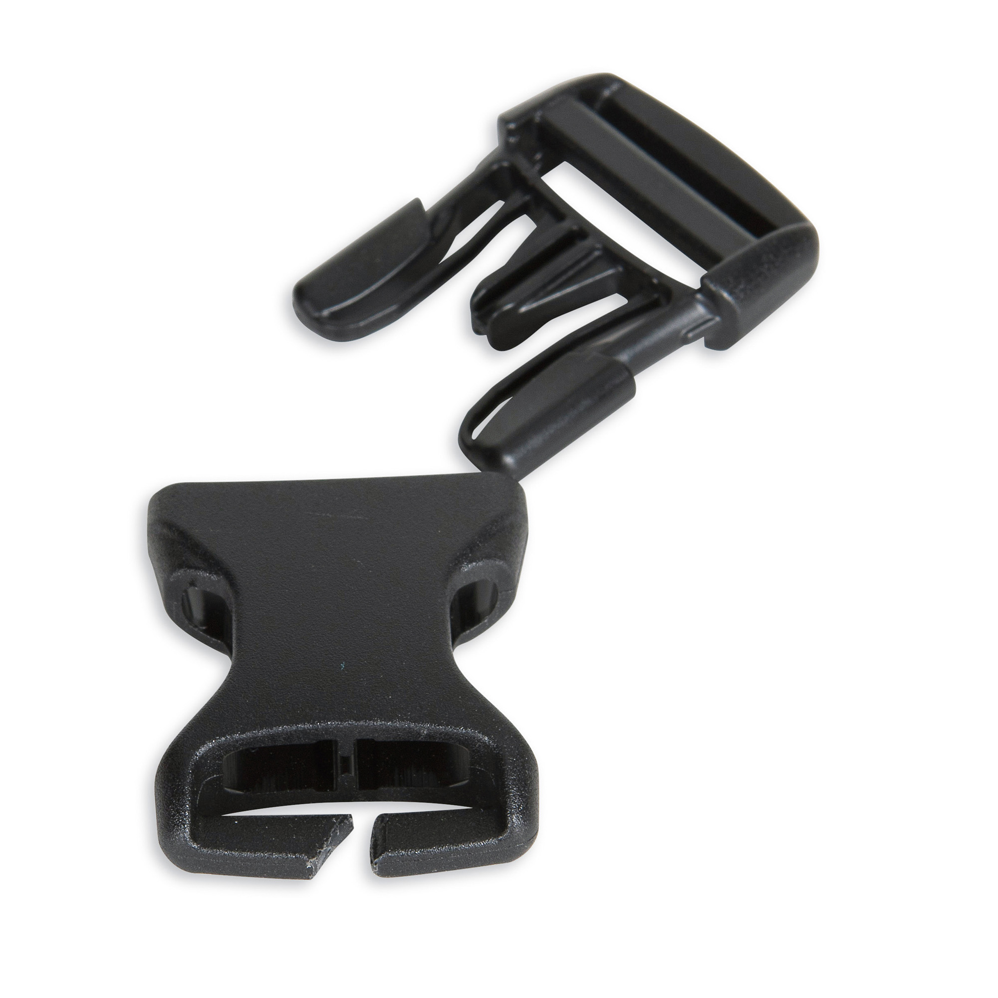 Tatonka SR-Buckle 20mm QA (1 pair) black schwarz Rucksack-Zubehör - Detailansicht Zubehor, Schnalle, Tatonka SR-Buckle 20mm QA (1 pair) black schwarz Rucksack-Zubehör - Detailansicht