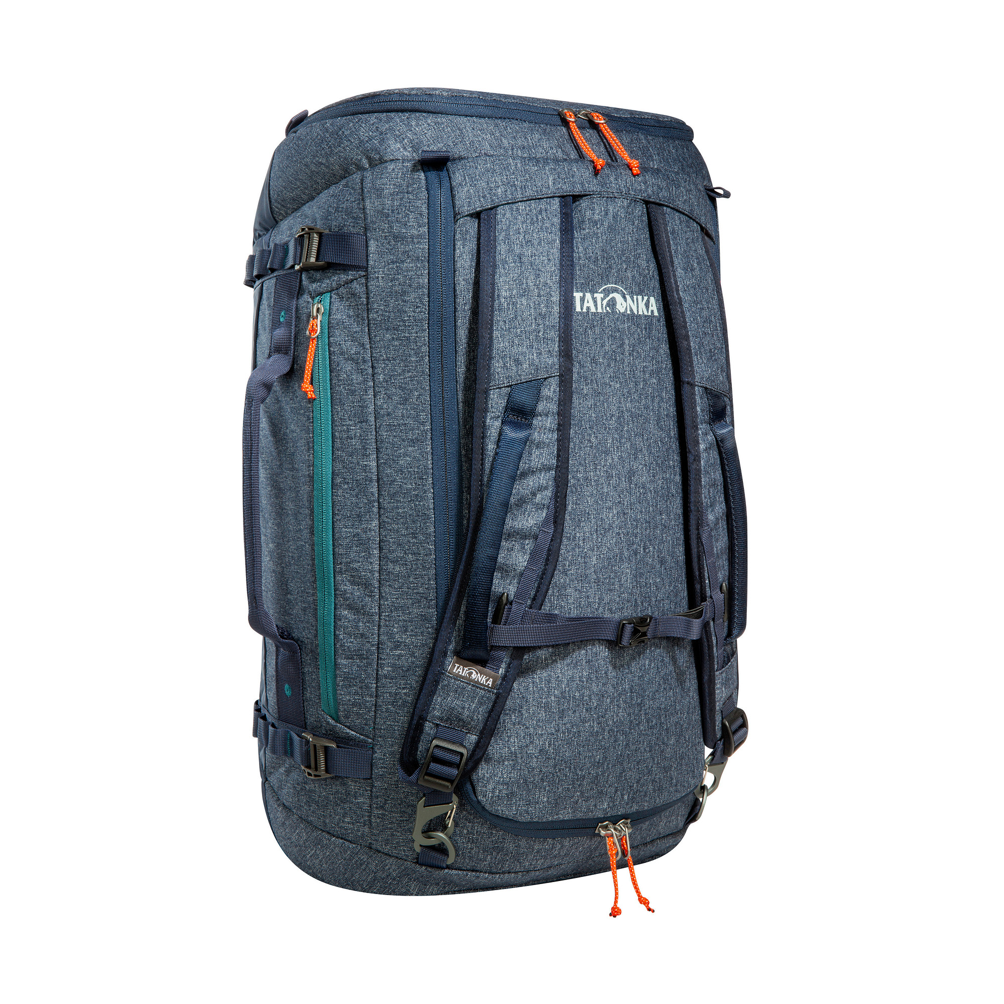 Tatonka Duffle Bag 45 navy blau Reisetaschen - Ansicht seitlich-vorne Tasche, Rucksack, Tatonka Duffle Bag 45 navy blau Reisetaschen - Ansicht seitlich-vorne
