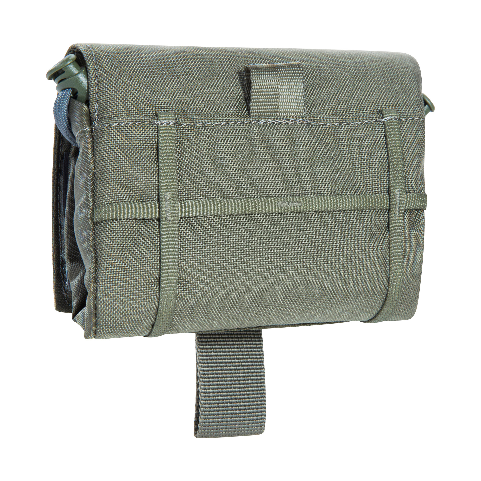Leinwand, Tasche, Zubehör, Handtasche, Tatonka Dump Pouch BC stone grey olive grau - Ansicht seitlich-hinten