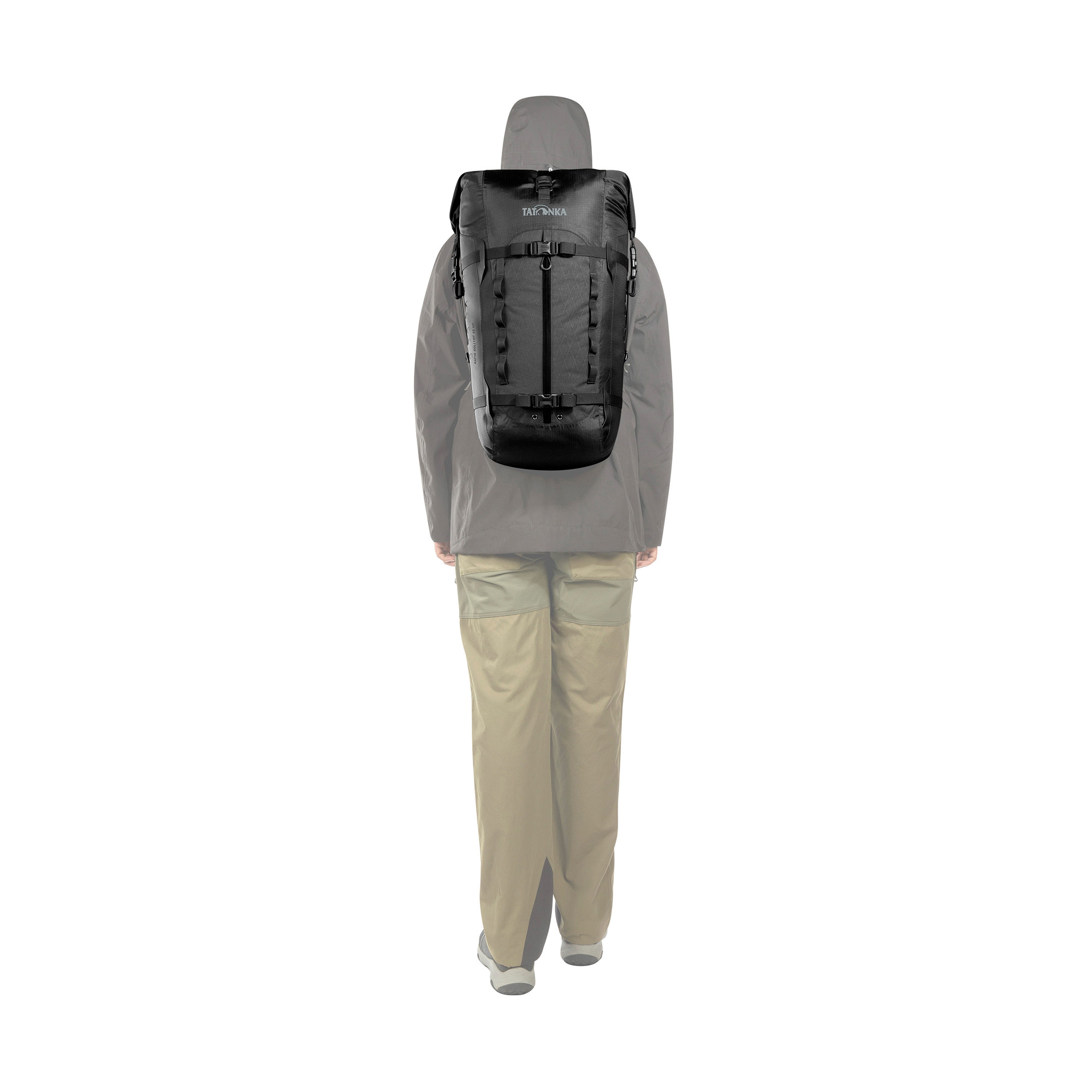 Mantel, Weste, Jacke, Rettungsweste, Person, Tatonka Rapid Rolltop 35 WP black schwarz Tagesrucksäcke - Detailansicht