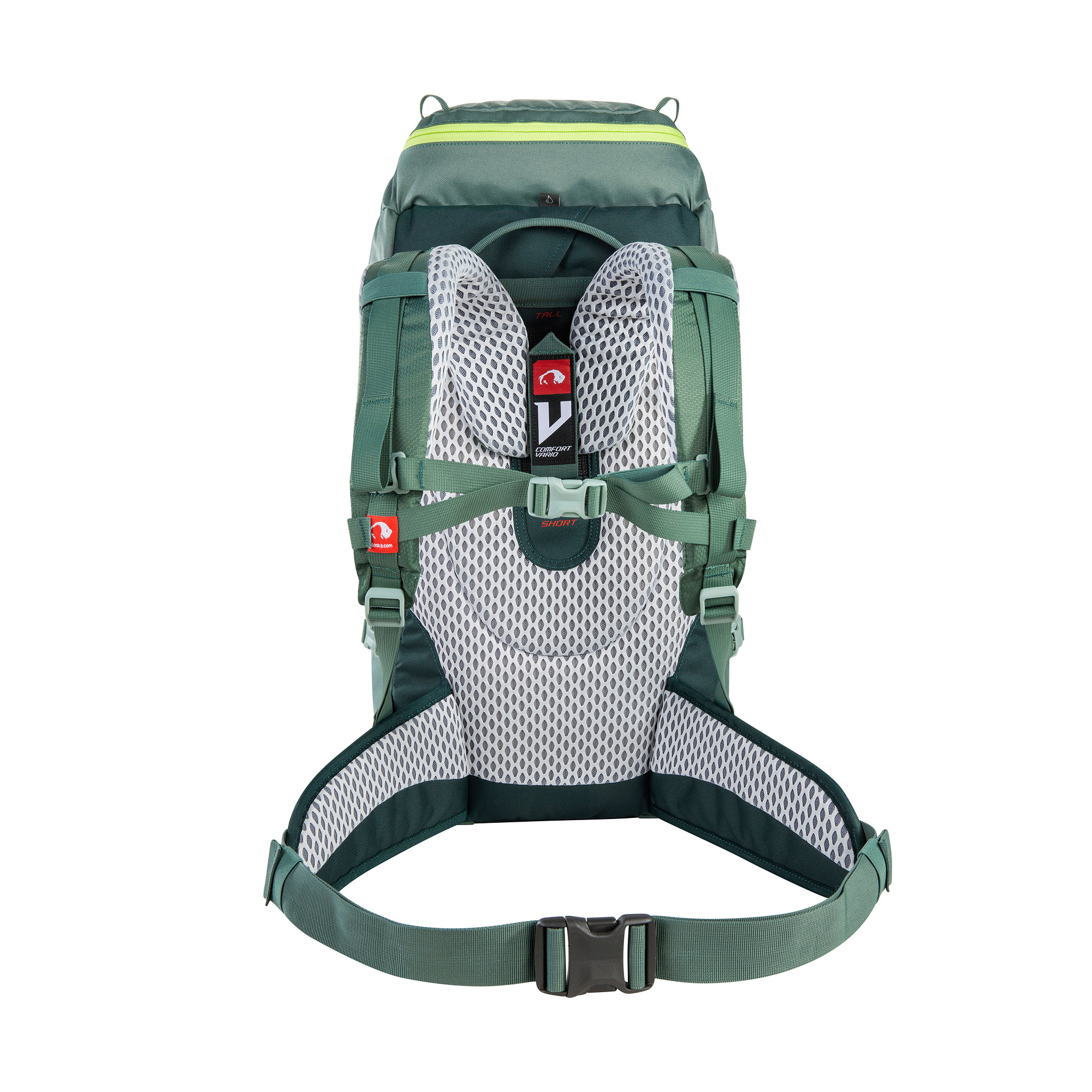 Tasche, Rucksack, Tatonka Yukon 32 JR sage green grün Trekkingrucksäcke - Ansicht frontal-hinten