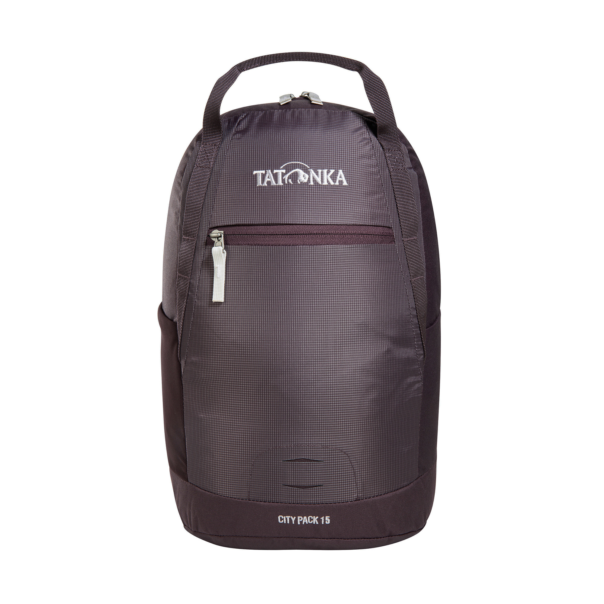 Tatonka City Pack 15 midnight plum lila Tagesrucksäcke - Ansicht frontal-vorne Tasche, Rucksack, Tatonka City Pack 15 midnight plum lila Tagesrucksäcke - Ansicht frontal-vorne
