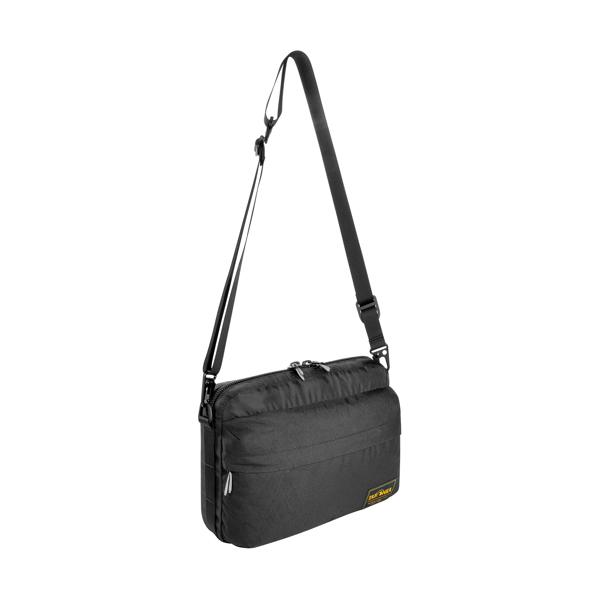 Tatonka Cross Body Bag L black schwarz Umhängetaschen - Ansicht seitlich-vorne Zubehor, Tasche, Handtasche, Geldbörse, Tatonka Cross Body Bag L black schwarz Umhängetaschen - Ansicht seitlich-vorne