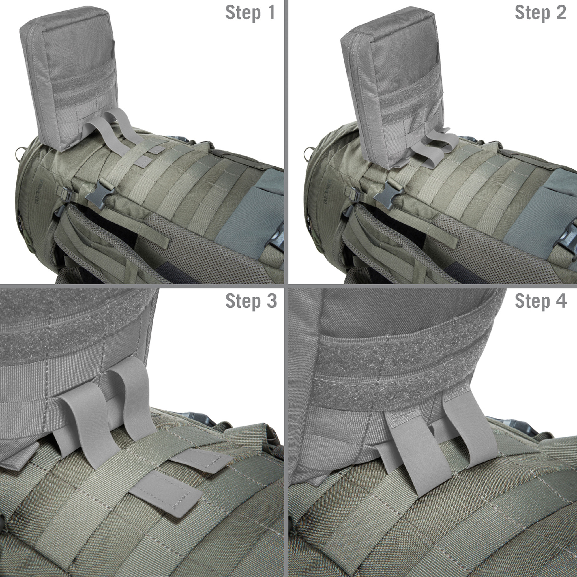Tatonka Pyrox 45+10 BC stone grey olive grau Trekkingrucksäcke - Detailansicht Bekleidung, Weste, Rettungsweste, Tatonka Pyrox 45+10 BC stone grey olive grau Trekkingrucksäcke - Detailansicht