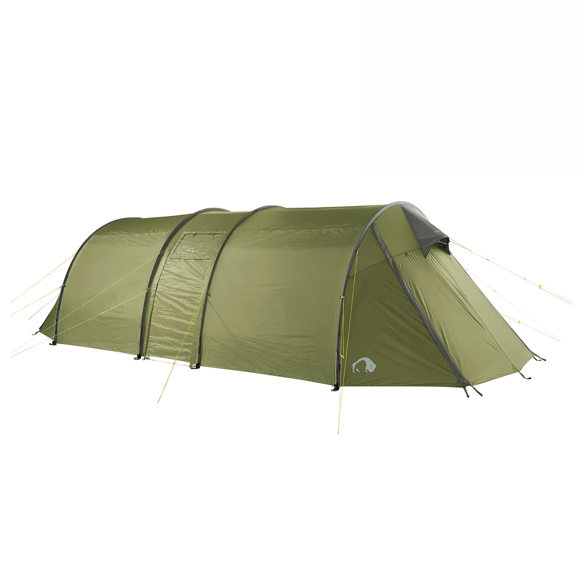 Zelt, Freizeitaktivitäten, Zelt in den Bergen, Natur, Draußen, Zelt, Campen, Zelt in den Bergen, Natur, Draußen, Zelt, Campen, Zelt in den Bergen, Natur, Draußen, Tatonka Alaska Family DLX light olive grün Familienzelte - Ansicht seitlich-vorne