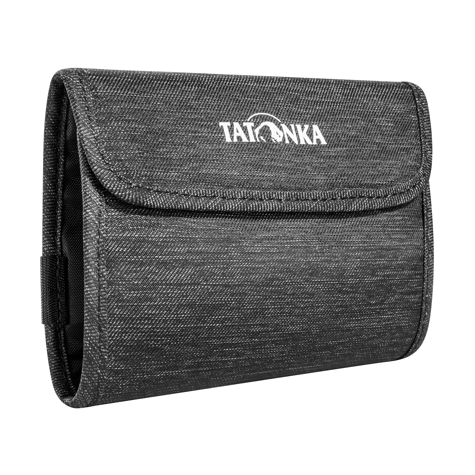 Tatonka Euro Wallet off black schwarz Geldbeutel - Ansicht seitlich-vorne Zubehor, Tasche, Handtasche, Geldbörse, Tatonka Euro Wallet off black schwarz Geldbeutel - Ansicht seitlich-vorne
