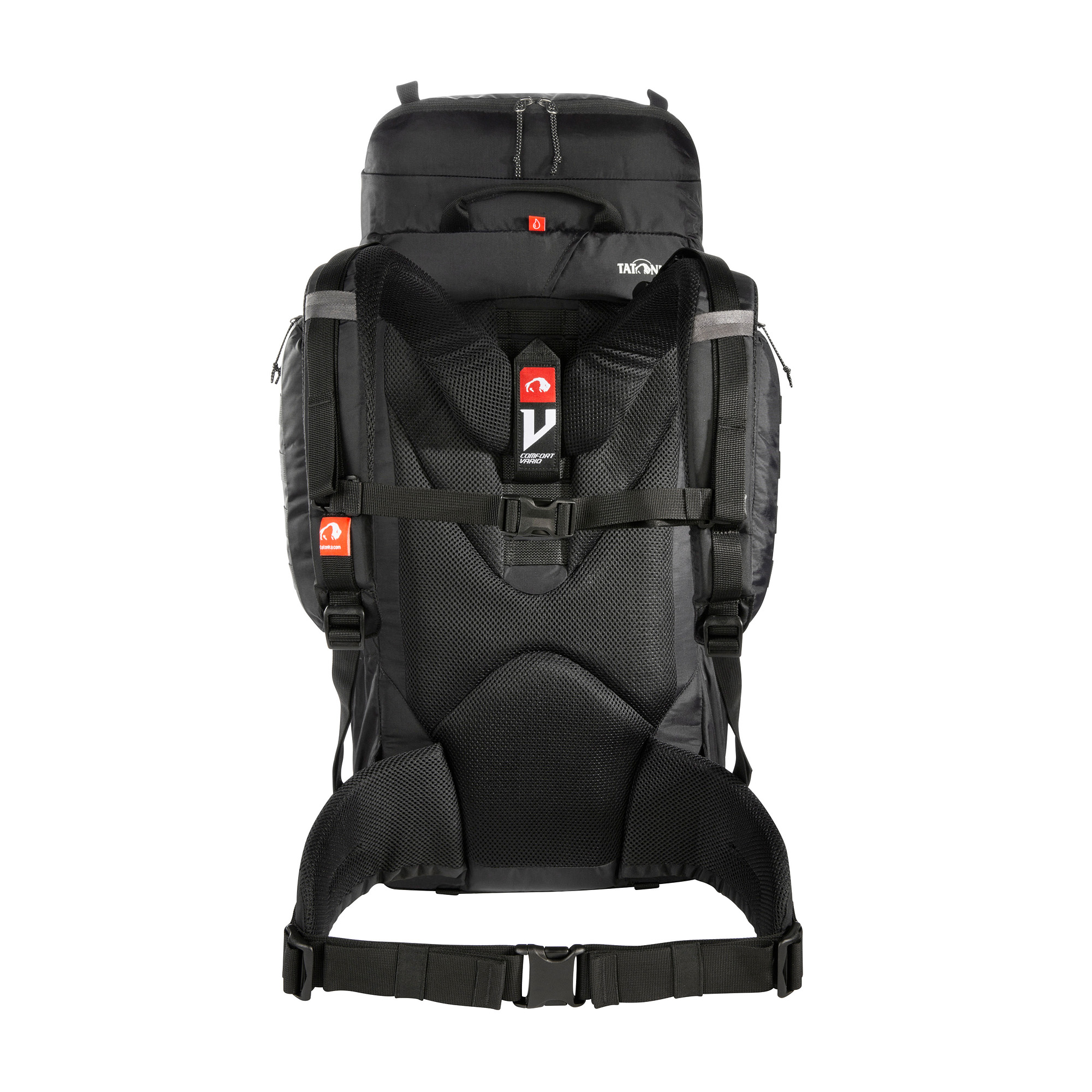 Tatonka Akela 45 black schwarz Trekkingrucksäcke - Ansicht frontal-hinten Tasche, Rucksack, Tatonka Akela 45 black schwarz Trekkingrucksäcke - Ansicht frontal-hinten