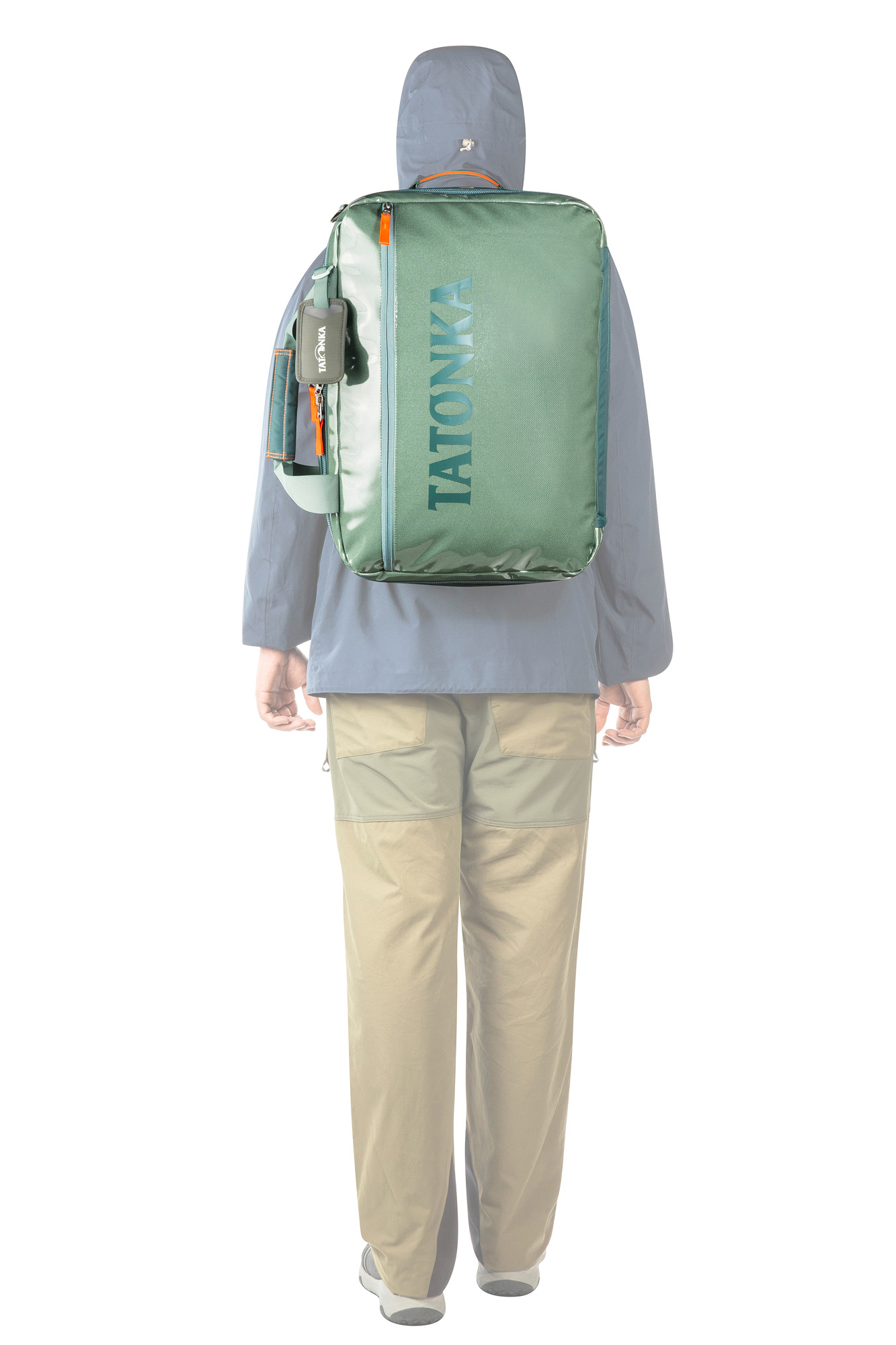 Tatonka Flight Barrel sage green grün Reisetaschen - Detailansicht Mantel, Tasche, Erwachsener, Mann, Person, Tatonka Flight Barrel sage green grün Reisetaschen - Detailansicht