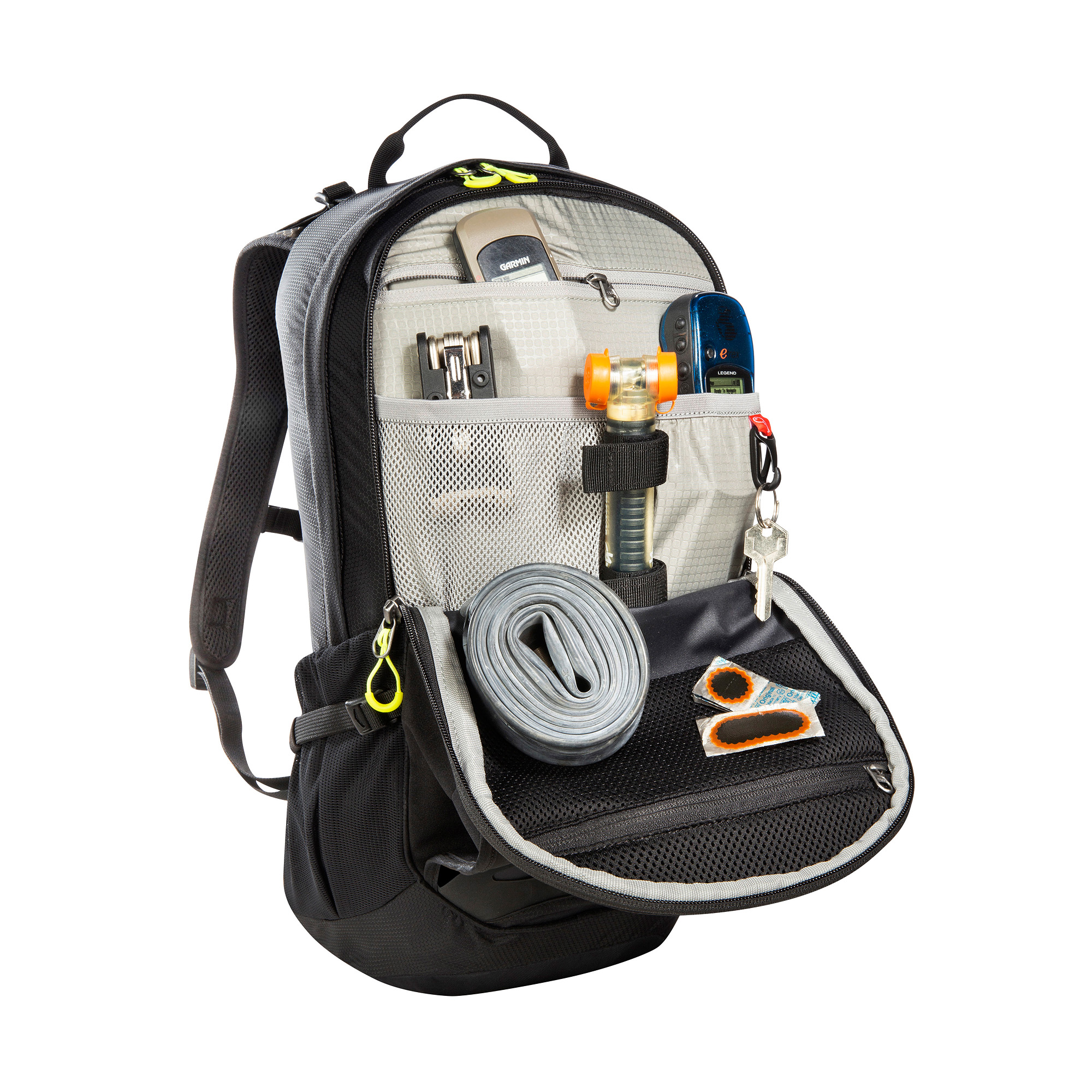 Tatonka Bike Backpack MTB 14 black schwarz Fahrradrucksäcke - Detailansicht Tasche, Rucksack, Tatonka Bike Backpack MTB 14 black schwarz Fahrradrucksäcke - Detailansicht