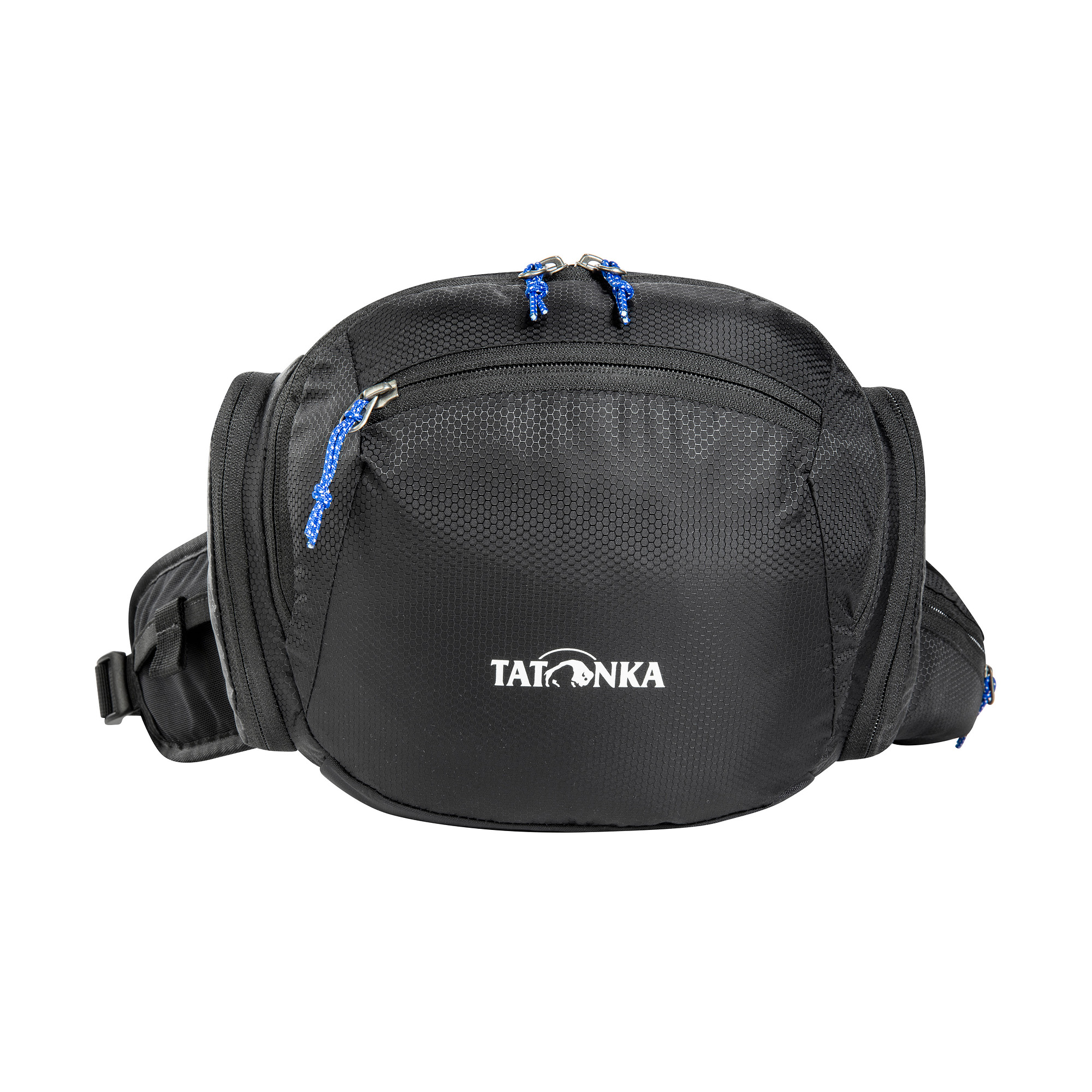 Tatonka Hip Bottle Double II black schwarz Bauchtaschen - Ansicht frontal-vorne Tasche, Tatonka Hip Bottle Double II black schwarz Bauchtaschen - Ansicht frontal-vorne