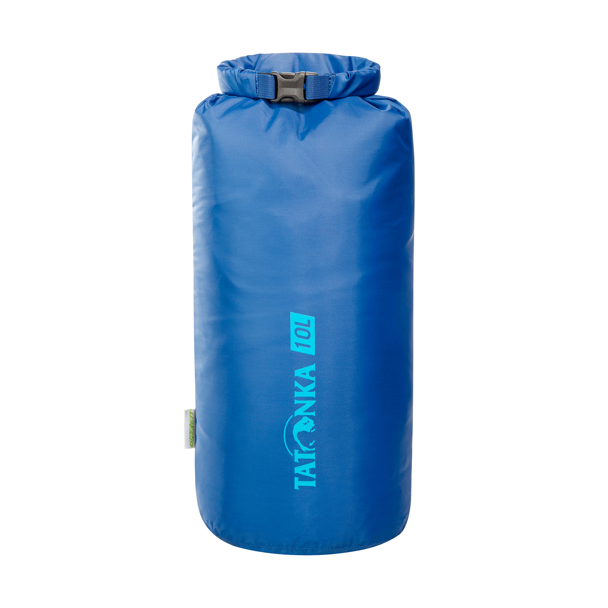 Tatonka Dry Sack 10l blue blau Reisezubehör - Ansicht seitlich-vorne Zylinder, Flasche, Wasserflasche, Tatonka Dry Sack 10l blue blau Reisezubehör - Ansicht seitlich-vorne