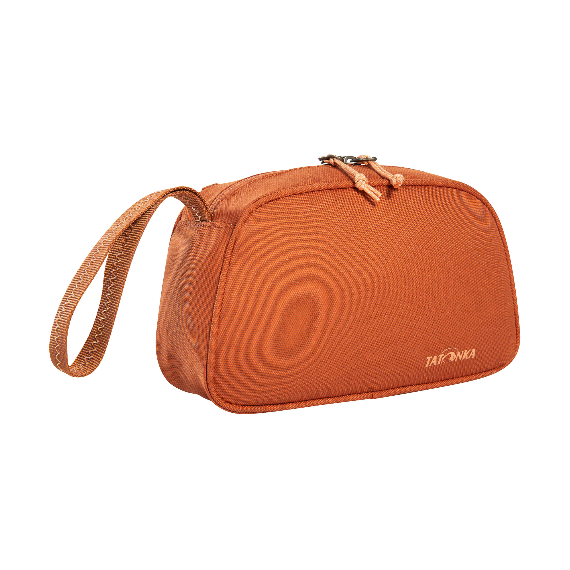 Zubehor, Tasche, Handtasche, Geldbörse, Tatonka One Day red earth braun Kulturbeutel - Ansicht seitlich-vorne