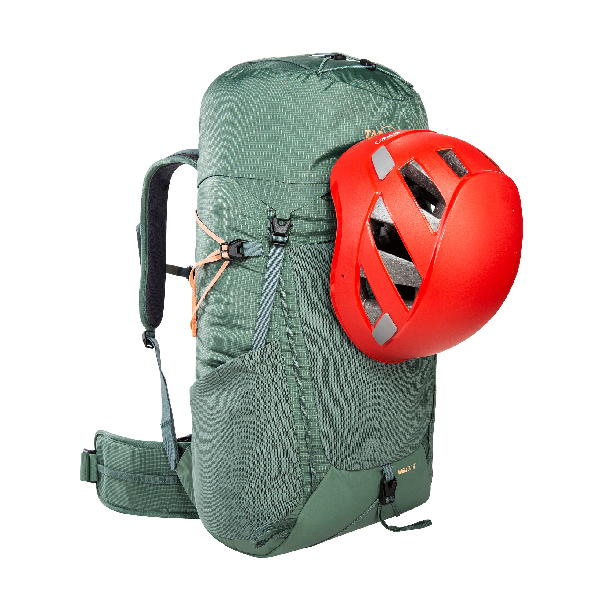 Tasche, Rucksack, Helm, Tatonka Norix 31 Women sage green grün Trekkingrucksäcke - Detailansicht