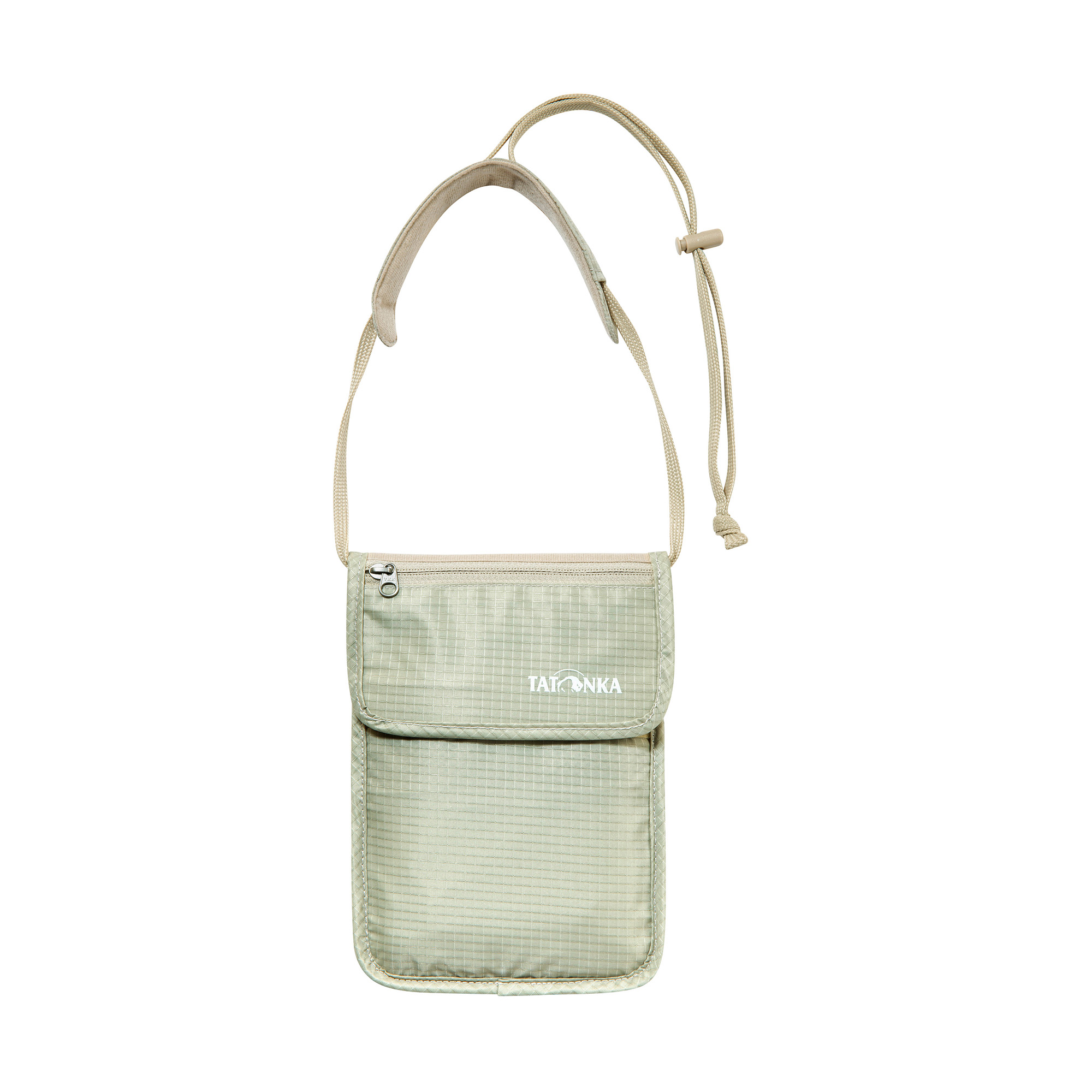 Tatonka Skin Folded Neck Pouch natural silber Geldbeutel - Ansicht seitlich-vorne Zubehor, Tasche, Handtasche, Geldbörse, Tragetasche, Tatonka Skin Folded Neck Pouch natural silber Geldbeutel - Ansicht seitlich-vorne