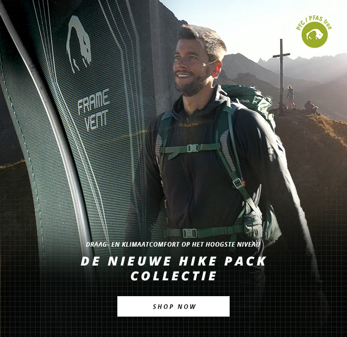 Draag- en Klimaatcomfort op het hoogste niveau - De nieuwe Hike Pack collectie van Tatonka