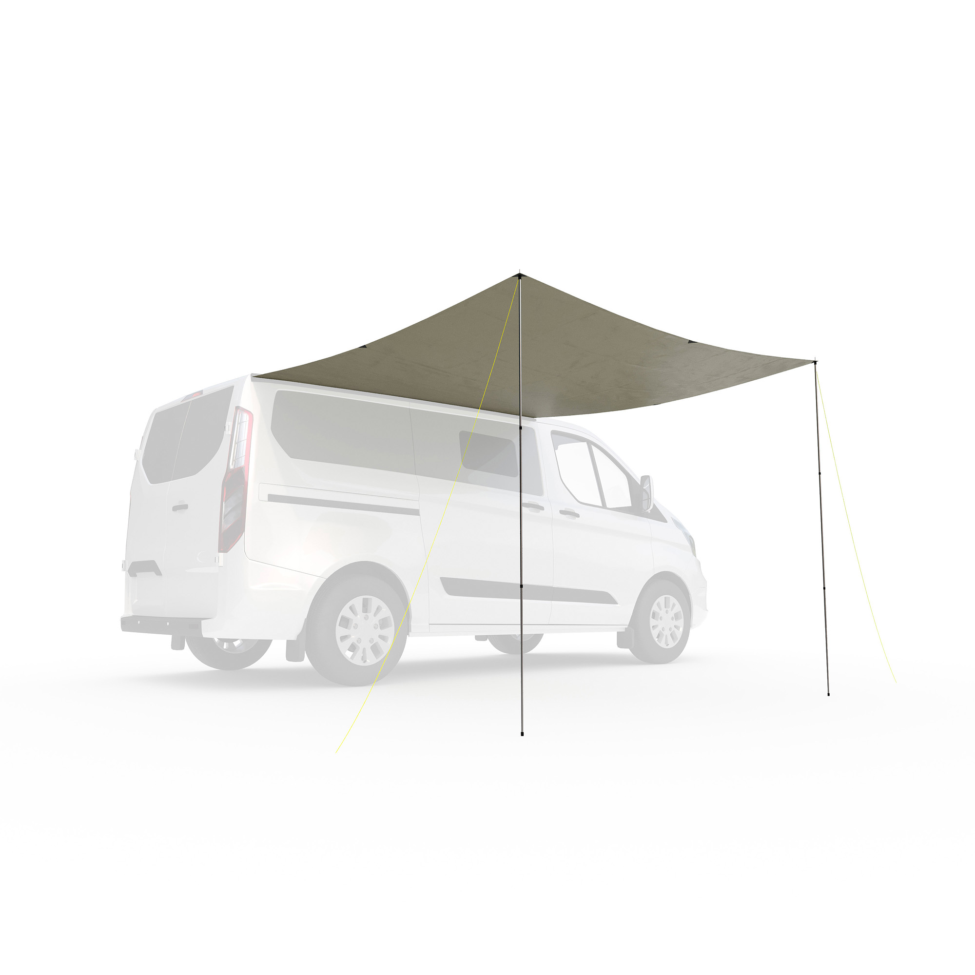 Tatonka Van Tarp TC sand beige braun Tarps - Ansicht seitlich-vorne Baldachin, Auto, Fahrzeug, Maschine, Rad, Tatonka Van Tarp TC sand beige braun Tarps - Ansicht seitlich-vorne