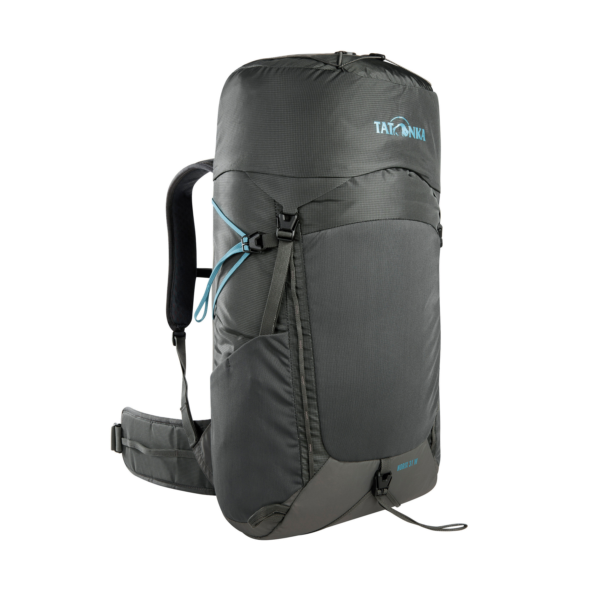 Tasche, Rucksack, Tatonka Norix 31 Women titan grey grau Trekkingrucksäcke - Ansicht seitlich-vorne