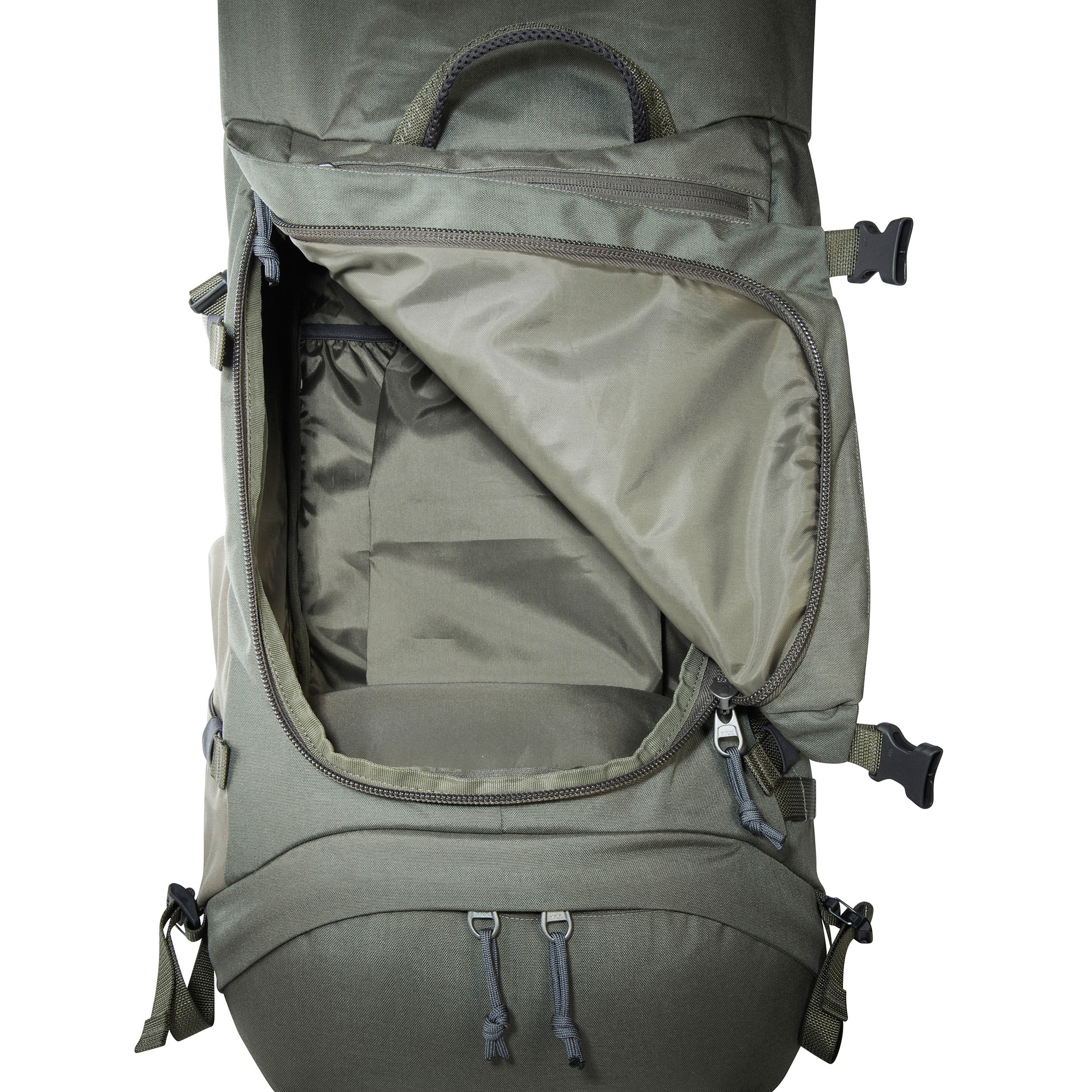 Tatonka Pyrox 45+10 BC stone grey olive grau Trekkingrucksäcke - Detailansicht Tasche, Rucksack, Tatonka Pyrox 45+10 BC stone grey olive grau Trekkingrucksäcke - Detailansicht