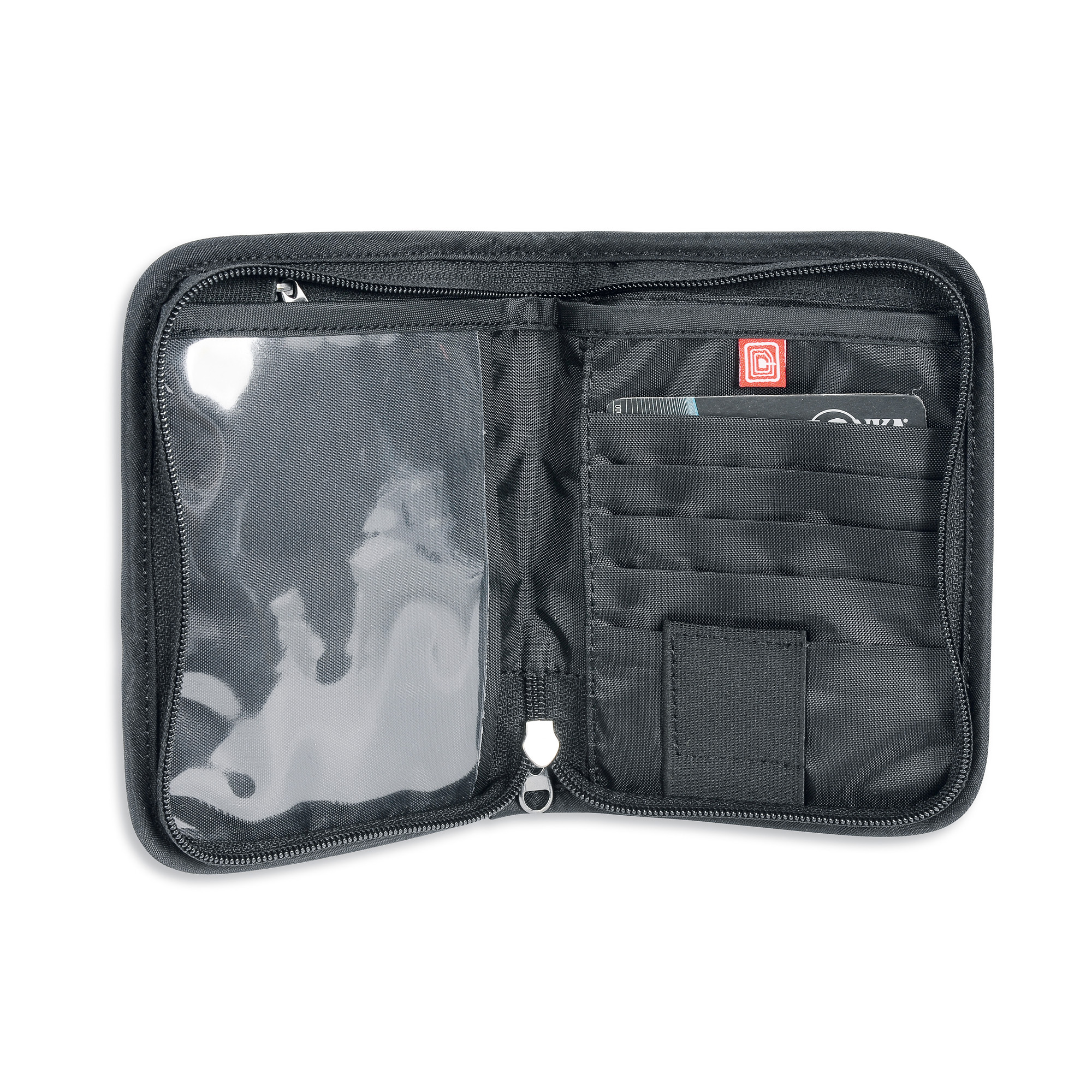 Tatonka Travel Zip M RFID B black schwarz Geldbeutel - Ansicht seitlich-hinten Zubehor, Erste Hilfe, Geldbörse, Tatonka Travel Zip M RFID B black schwarz Geldbeutel - Ansicht seitlich-hinten