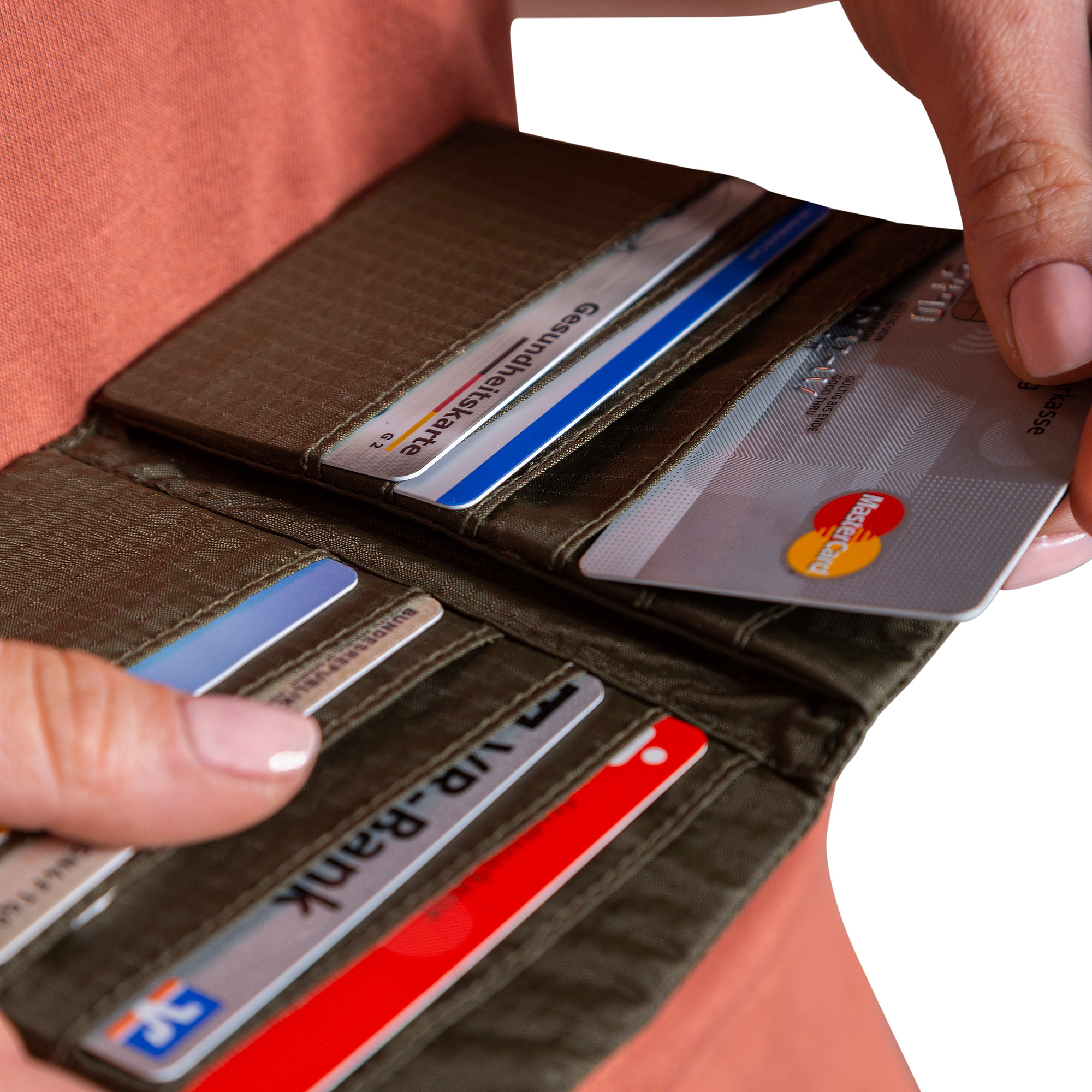 Tatonka Card Holder 12 RFID B olive grün Reisesicherheit - Detailansicht Zubehor, Geldbörse, Text, Kreditkarte, Tatonka Card Holder 12 RFID B olive grün Reisesicherheit - Detailansicht