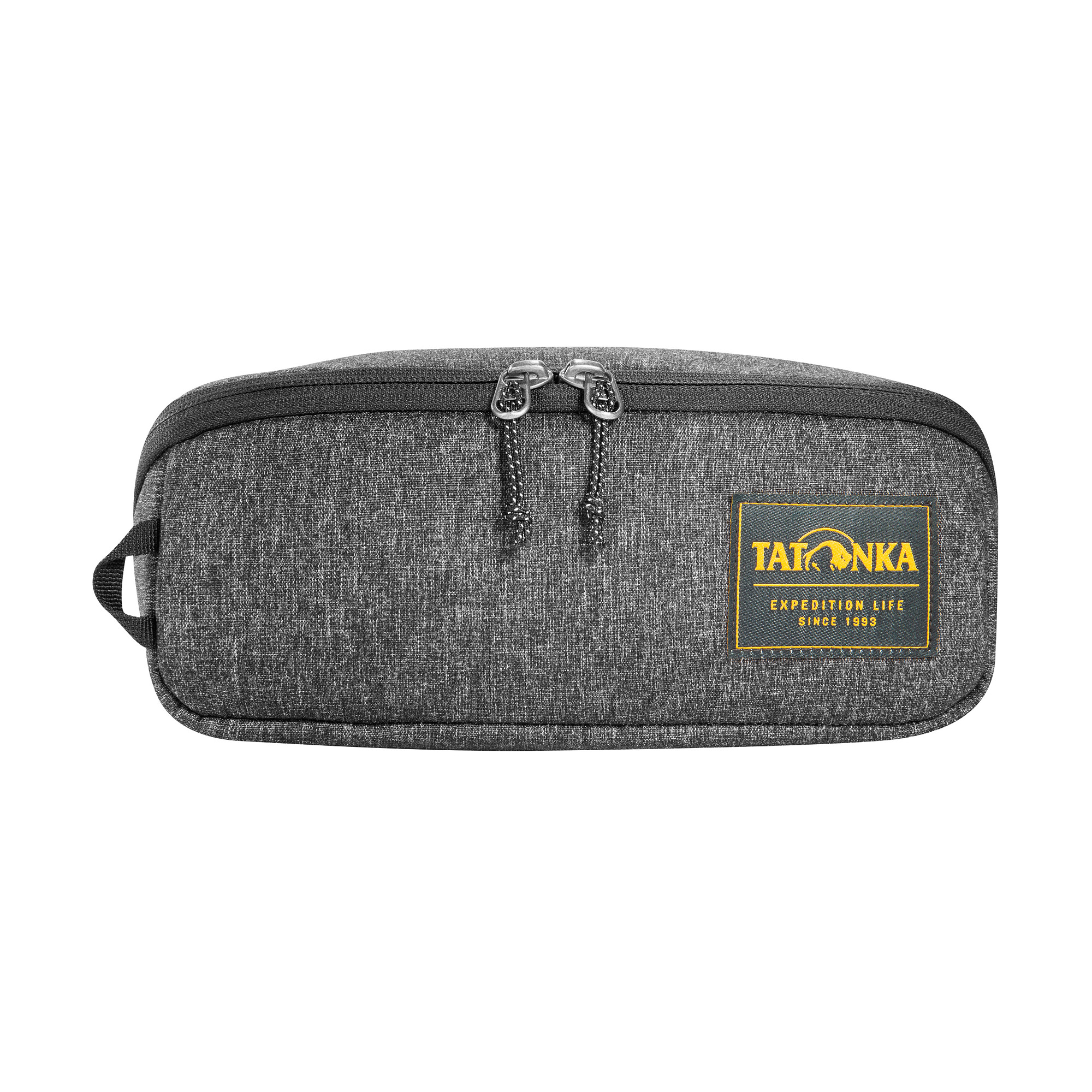 Tatonka Square Zip Pouch M black schwarz Kulturbeutel - Ansicht frontal-vorne Tatonka Square Zip Pouch M black schwarz Kulturbeutel - Ansicht frontal-vorne