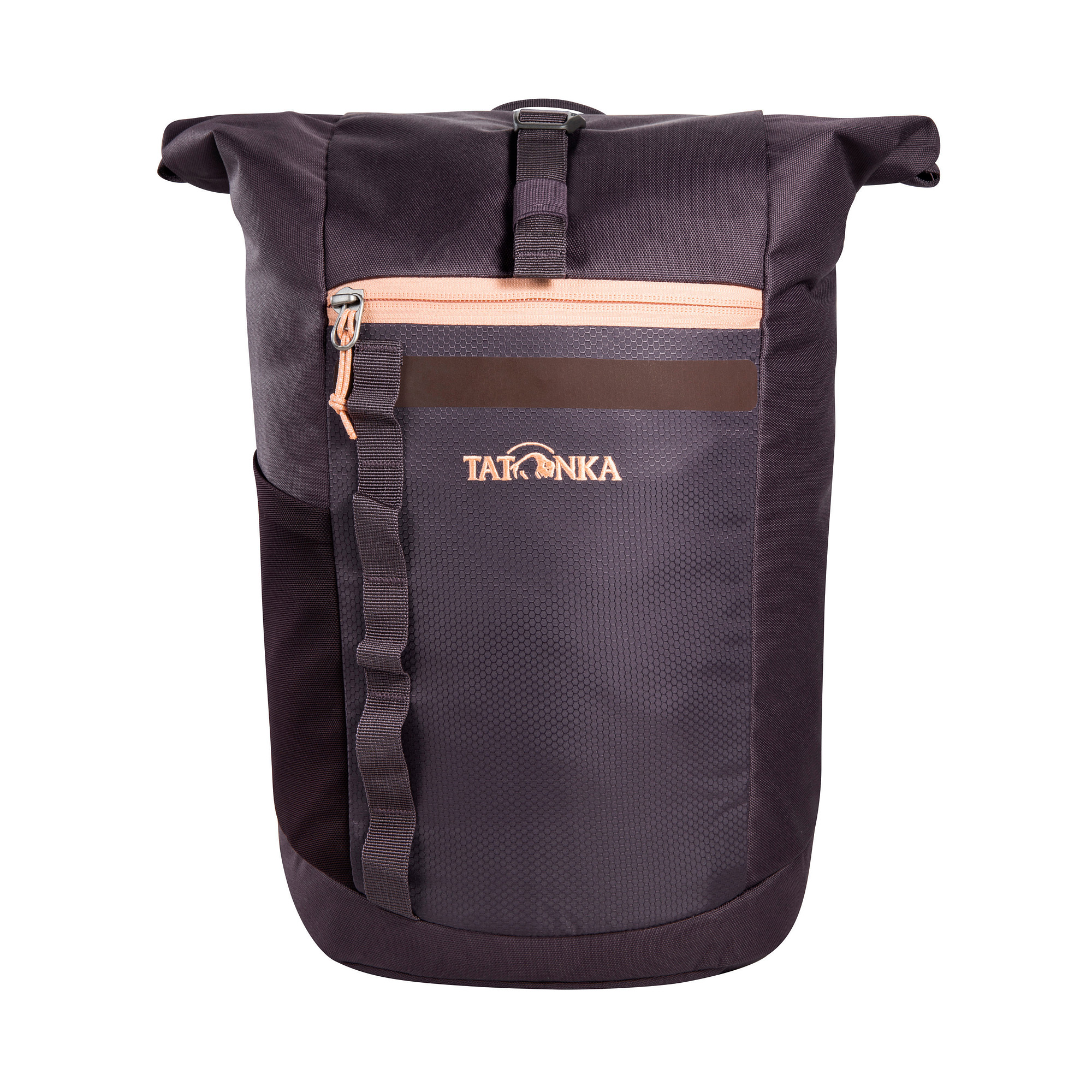Tasche, Tragetasche, Rucksack, Tatonka Rolltop Pack JR 14 midnight plum lila Kinderrucksäcke - Ansicht frontal-vorne