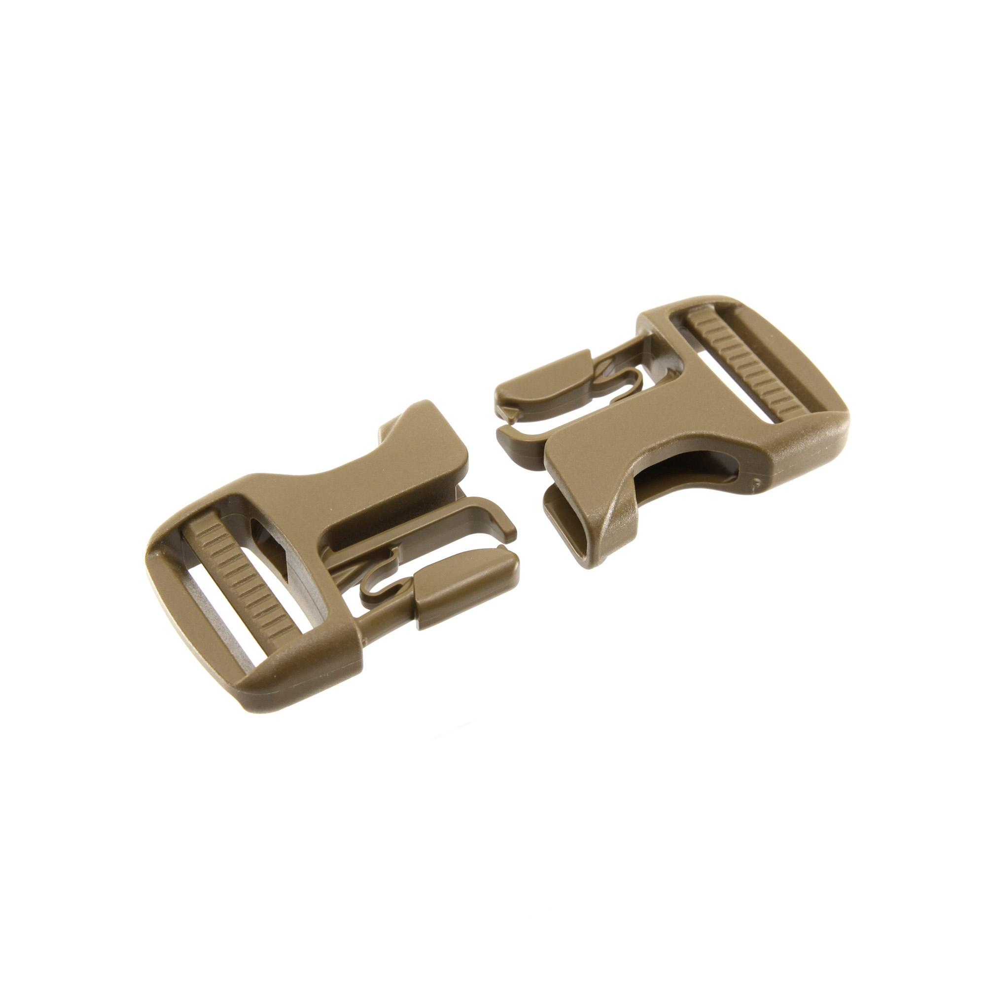 Zubehor, Schnalle, Tatonka Dual Herma SR-25 (2pcs) coyote brown braun - Ansicht seitlich-hinten