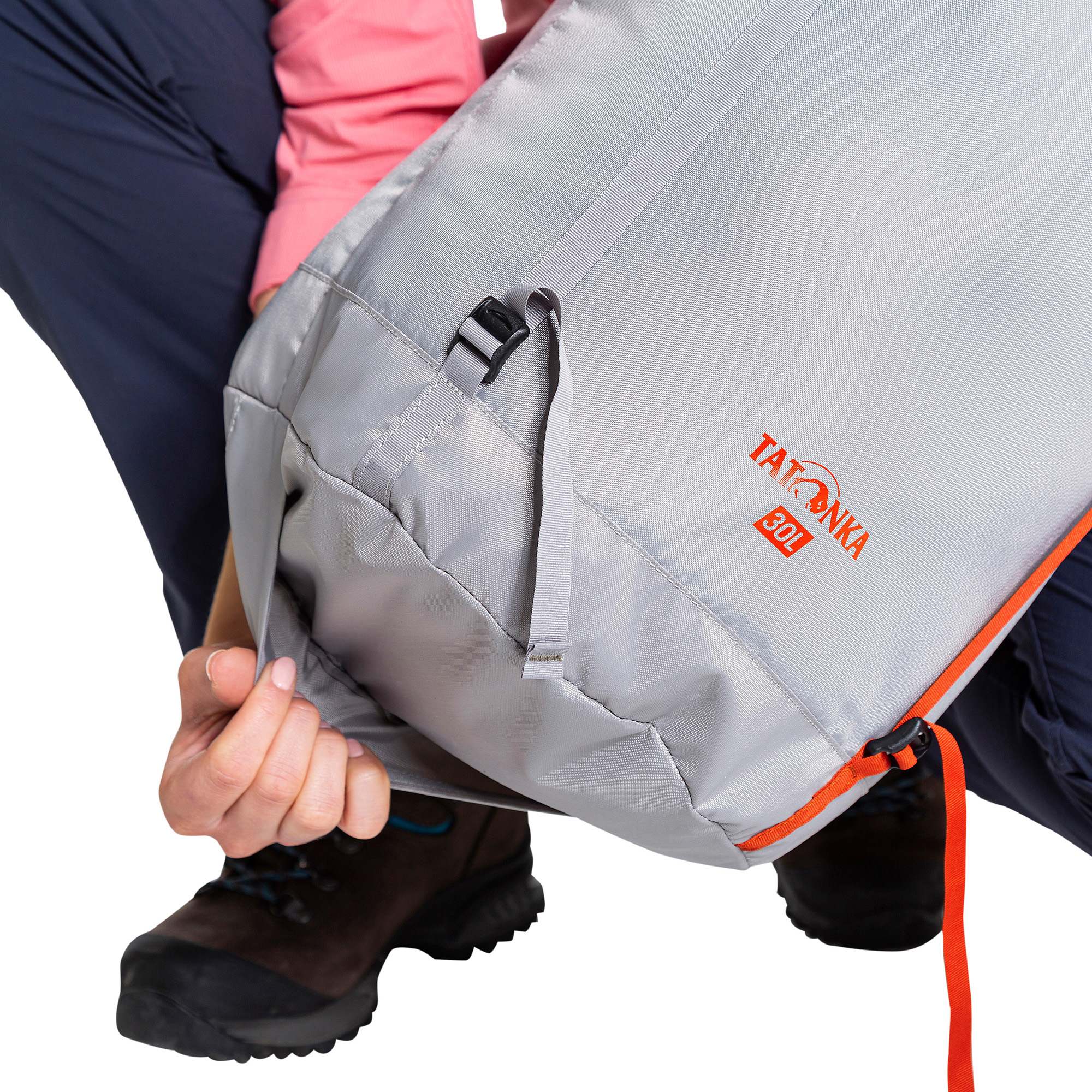 Tatonka Compression Sack 30l grey grau Packwürfel & Staubeutel - Detailansicht Tasche, Rucksack, Person, Tatonka Compression Sack 30l grey grau Packwürfel & Staubeutel - Detailansicht