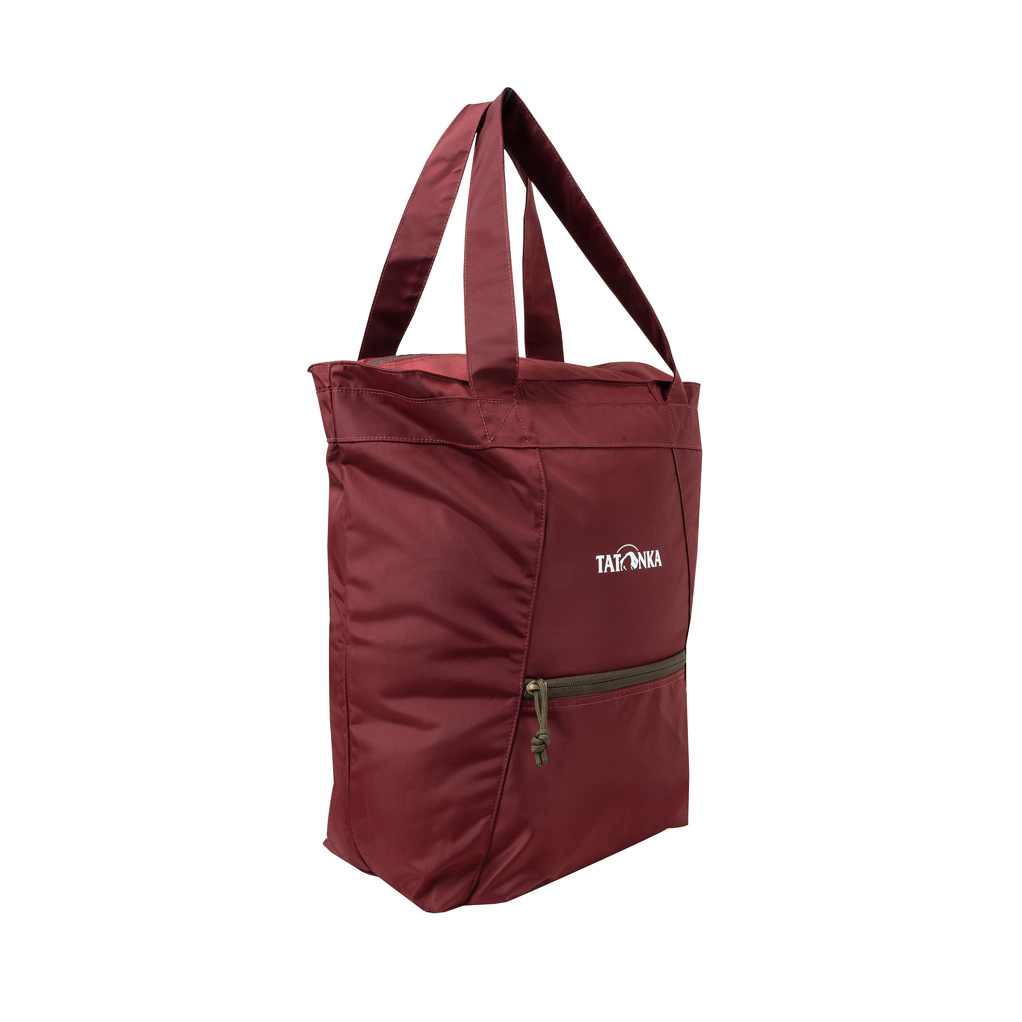 Tasche Rucksack Zwei Rot Market Bag Einkaufstasche Aus Reststoff