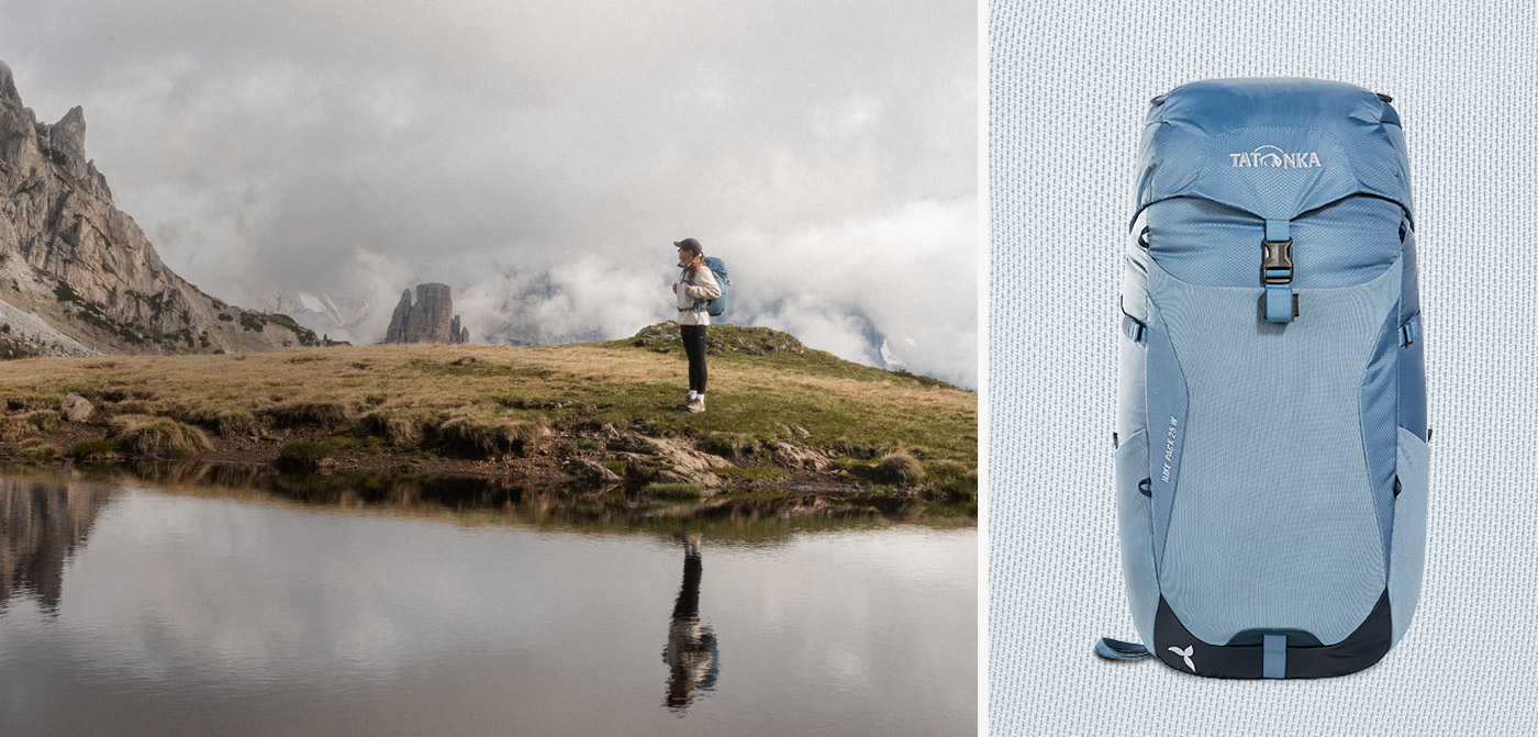 De Hike Pack collectie - Met geventileerd mesh rugsysteem voor uitstekend draag- en klimaatcomfort.