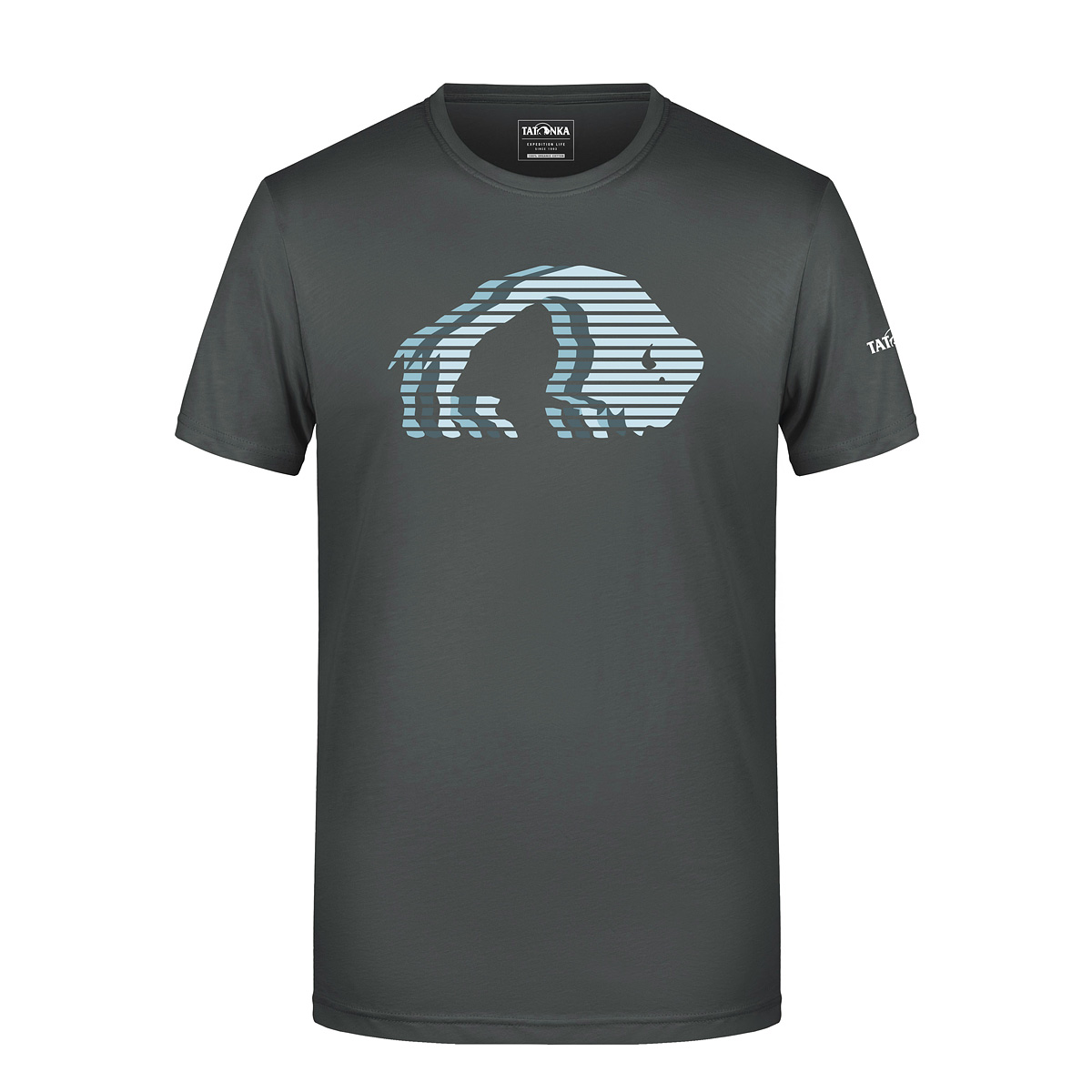 Tatonka Logo T-Shirt Men graphite grau T-Shirts 4013236314649