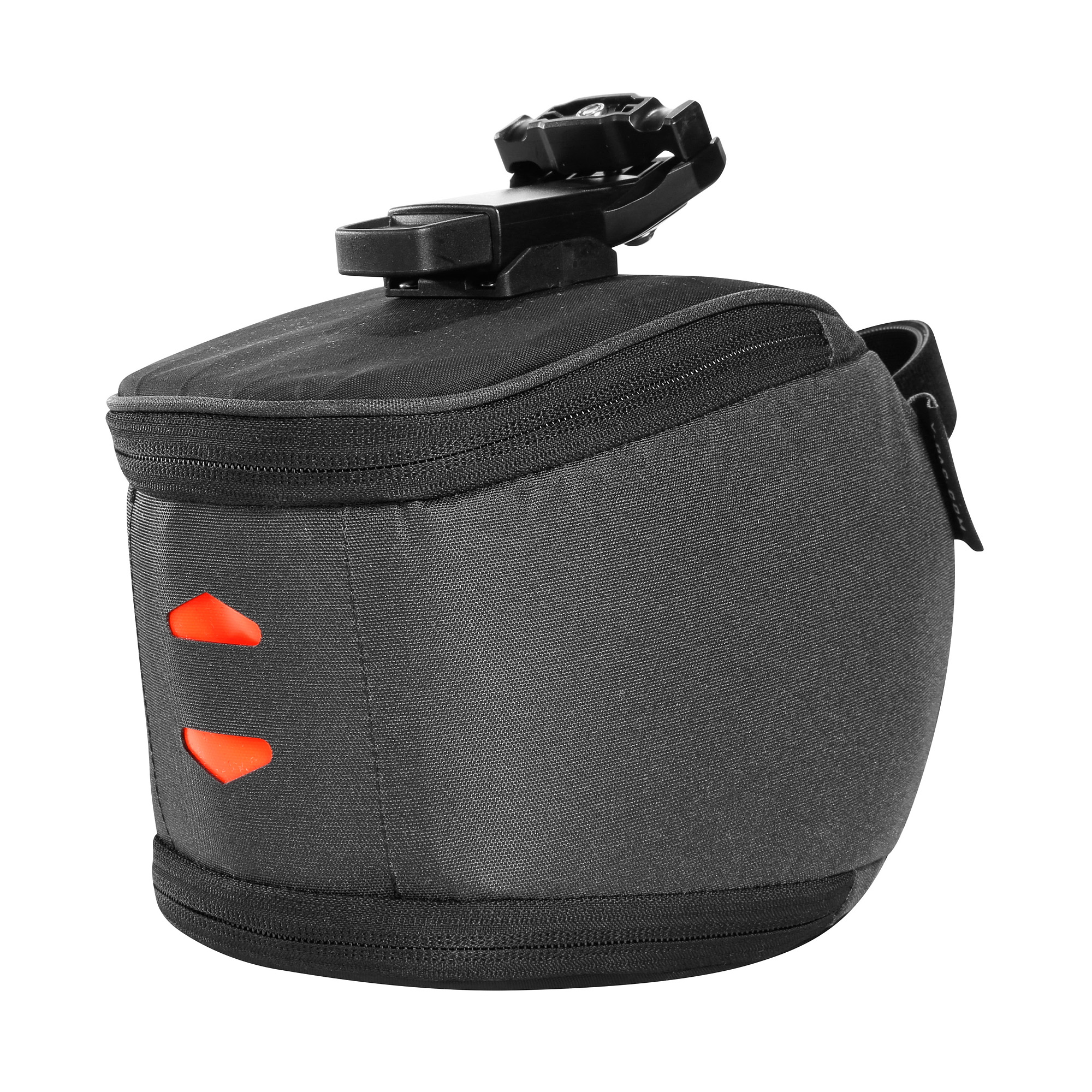 Flasche, Zubehör, Tasche, Handtasche, Tatonka Bike Saddle Bag M black schwarz - Ansicht frontal-vorne