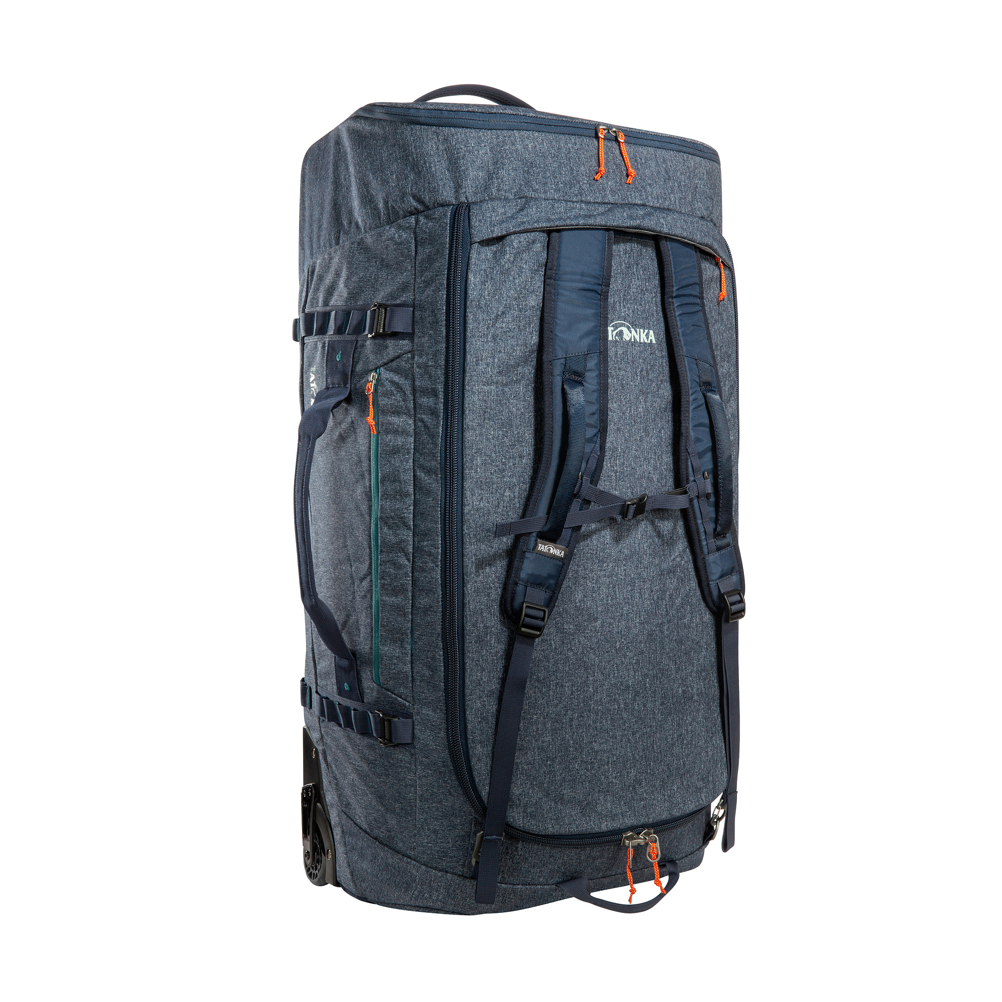 Tatonka Duffle Roller 140 navy blau Trolleys & Koffer - Ansicht seitlich-vorne Tasche, Rucksack, Gepäck, Tatonka Duffle Roller 140 navy blau Trolleys & Koffer - Ansicht seitlich-vorne
