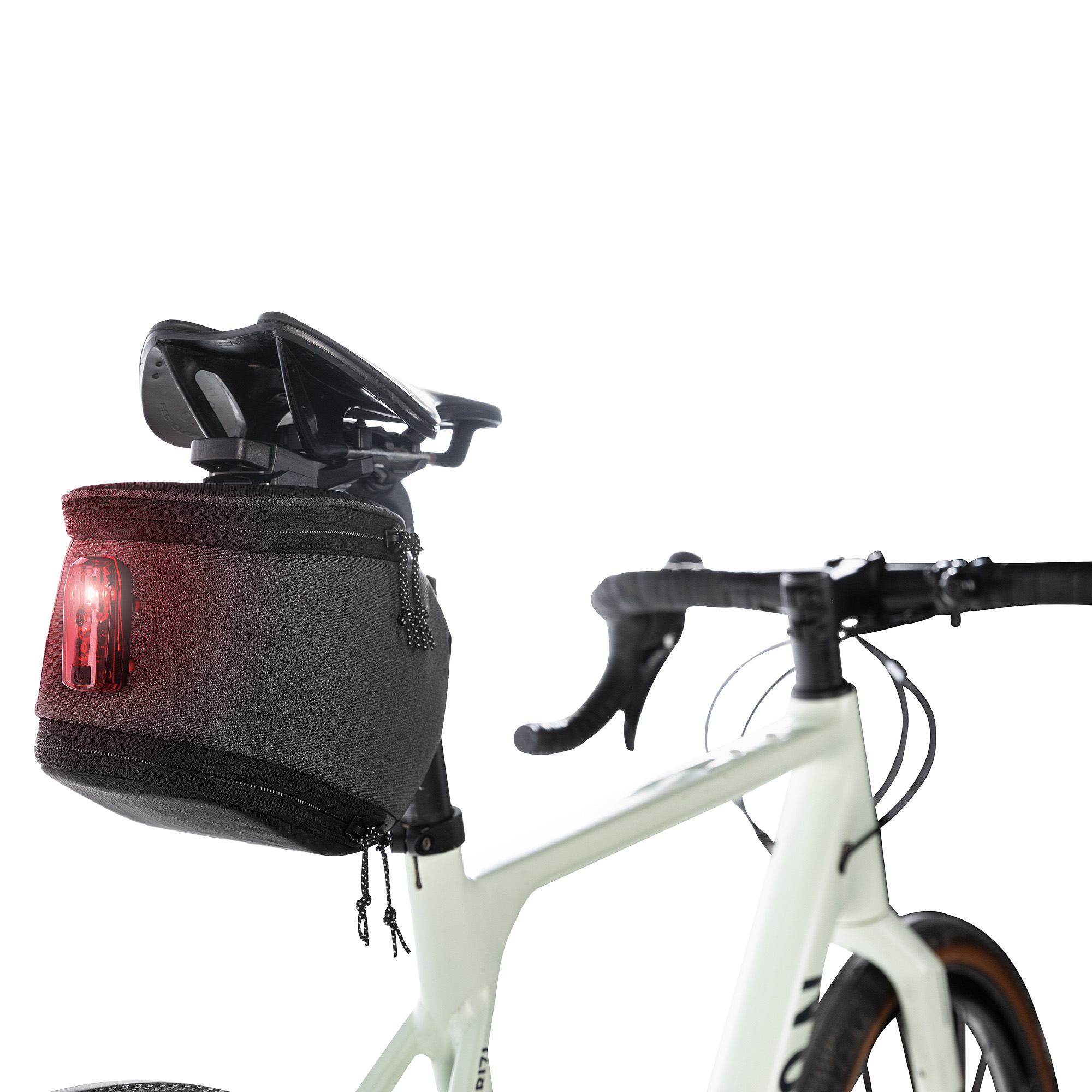 Maschine, Rad, Fahrrad, Fahrzeug, Sprach, Tatonka Bike Saddle Bag M black schwarz - Detailansicht