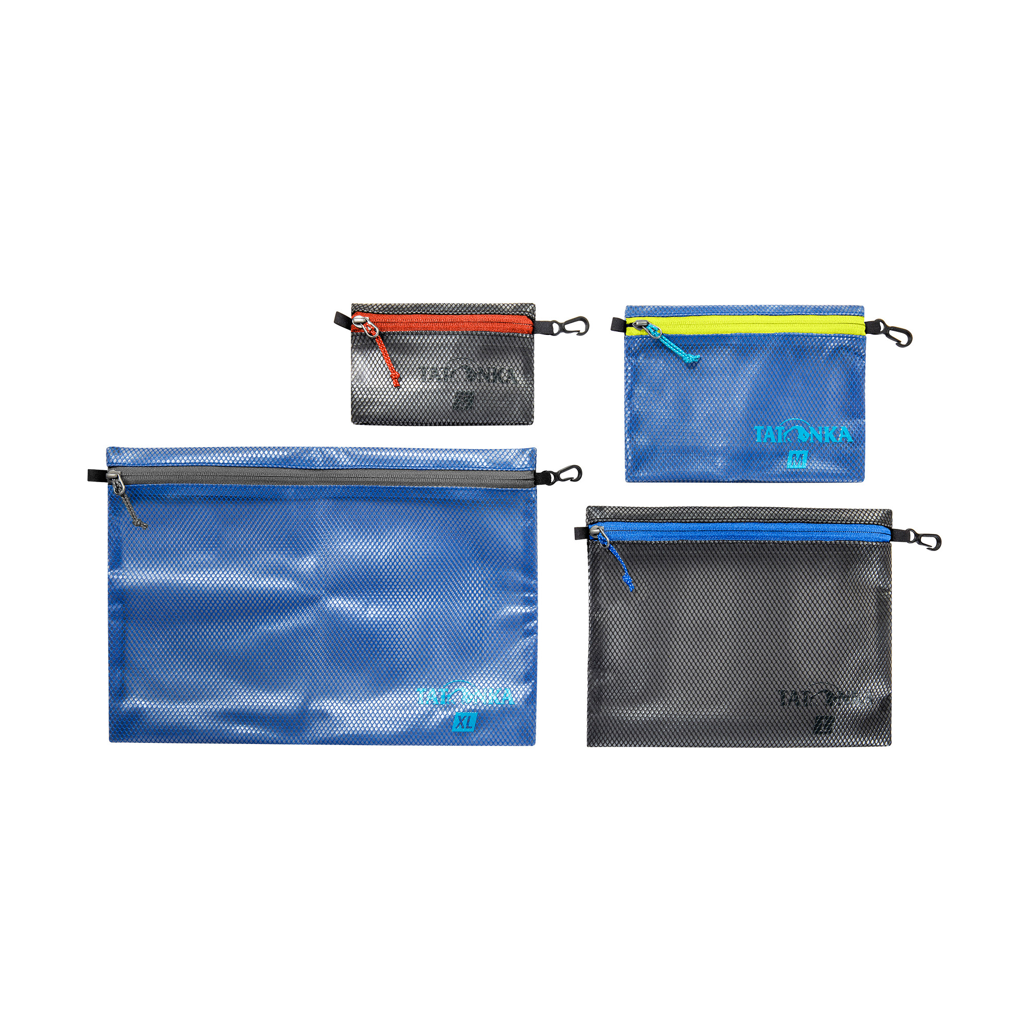 Tatonka Zip Pouch Set IV assorted silber Reisezubehör - Ansicht seitlich-vorne Tatonka Zip Pouch Set IV assorted silber Reisezubehör - Ansicht seitlich-vorne