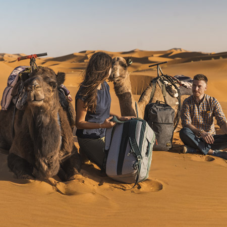 Person, Rucksack, Tasche, Draußen, Tatonka. Travel.