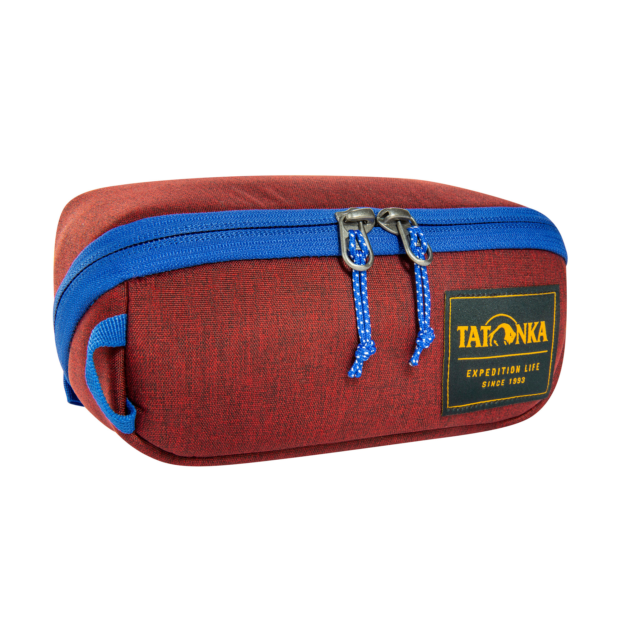 Tatonka Square Zip Pouch S tango red rot Kulturbeutel - Ansicht seitlich-vorne Bleistift-Box, Tatonka Square Zip Pouch S tango red rot Kulturbeutel - Ansicht seitlich-vorne